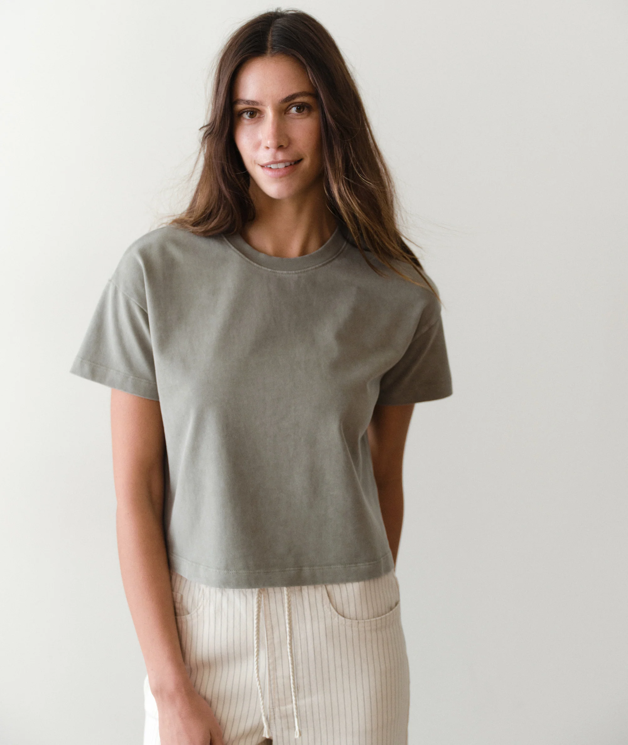Luxe Sueded Tee - Image 2