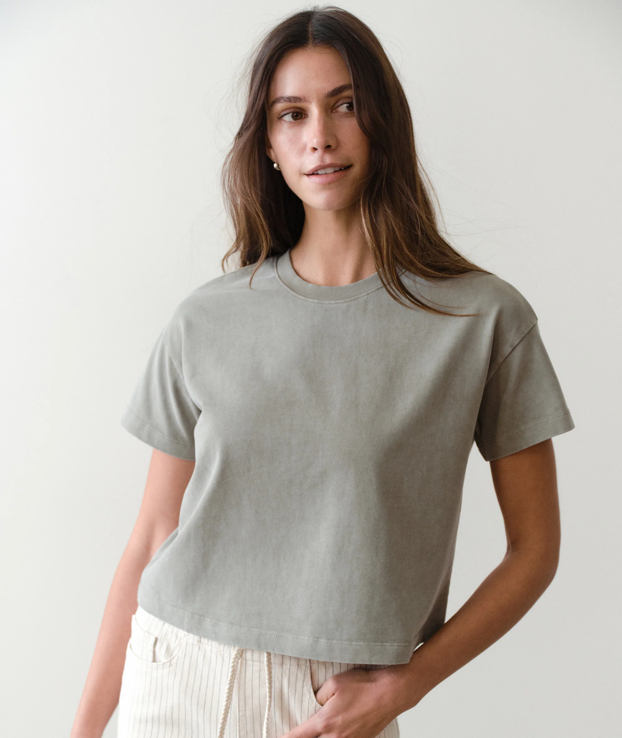 Luxe Sueded Tee - Image 3
