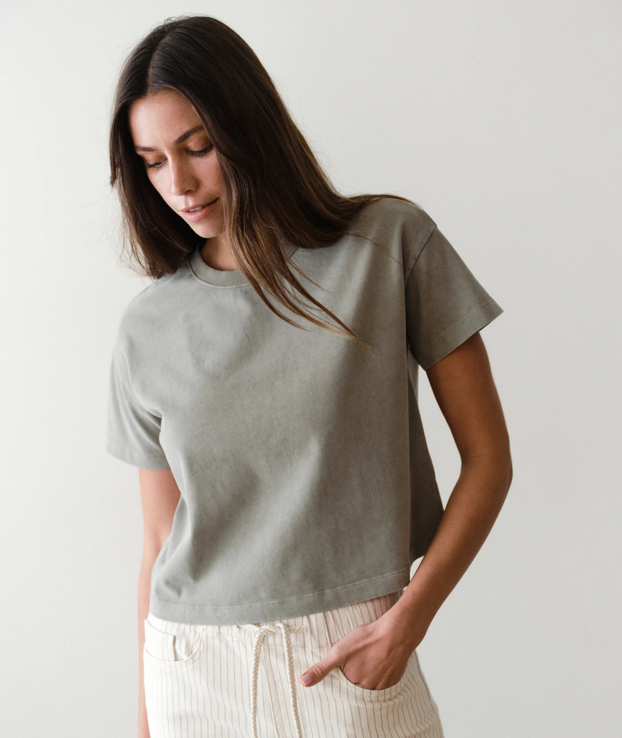 Luxe Sueded Tee - Image 5