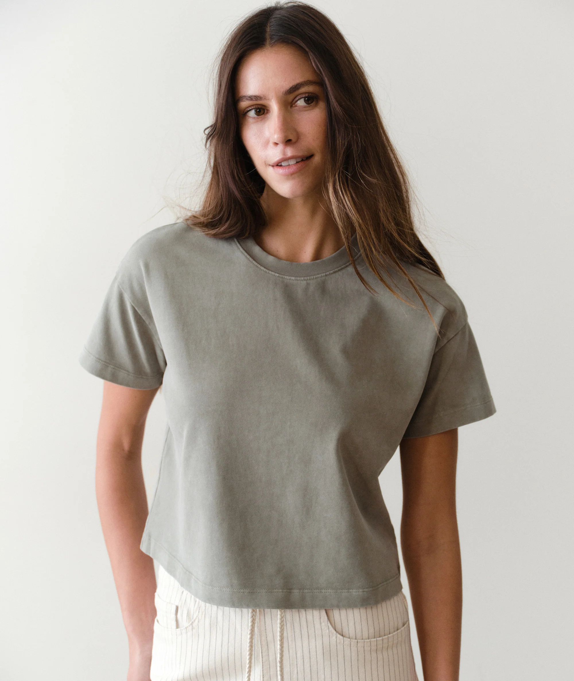 Luxe Sueded Tee - Image 7