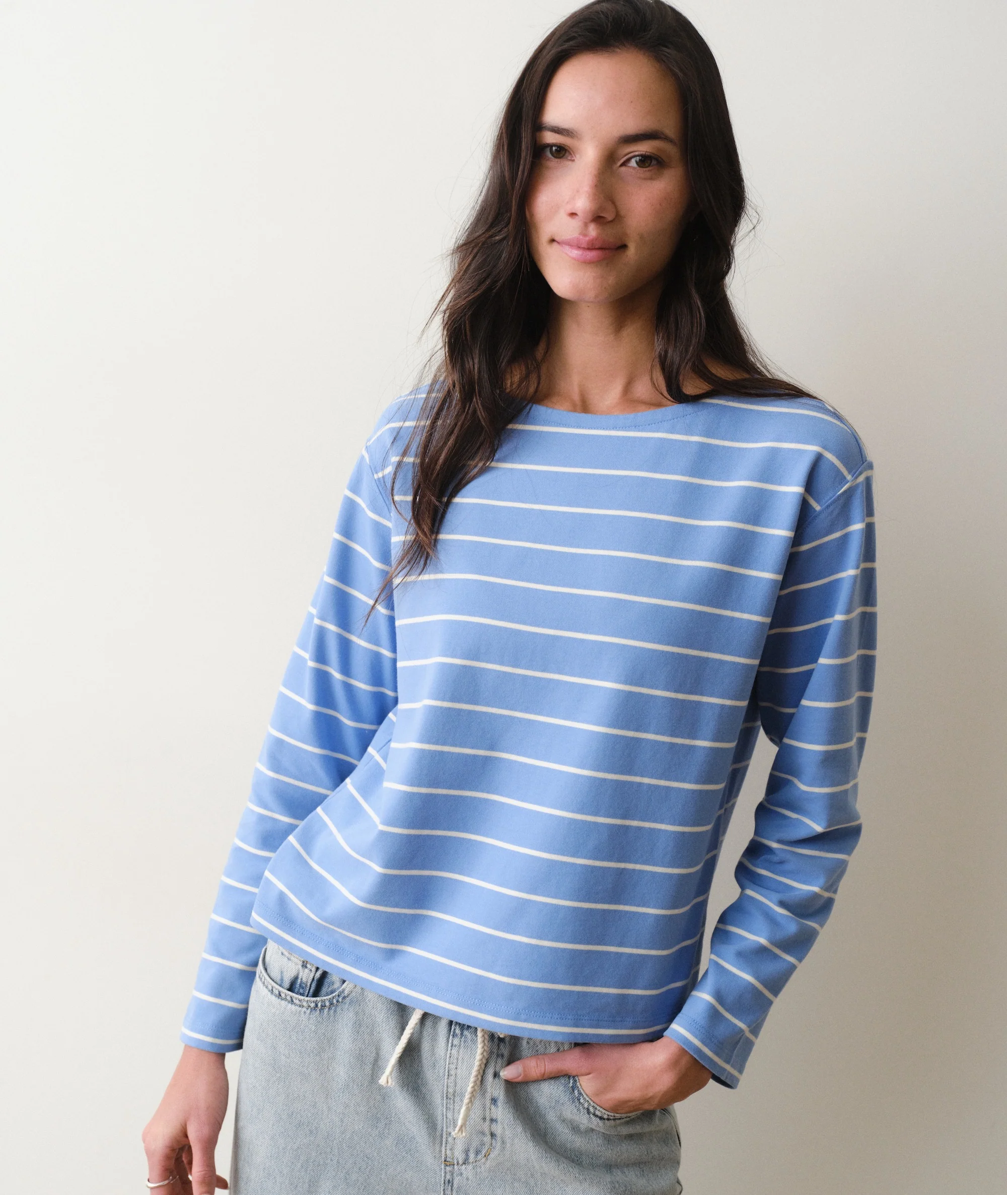 Luxe Sueded Mariner Tee - Image 3