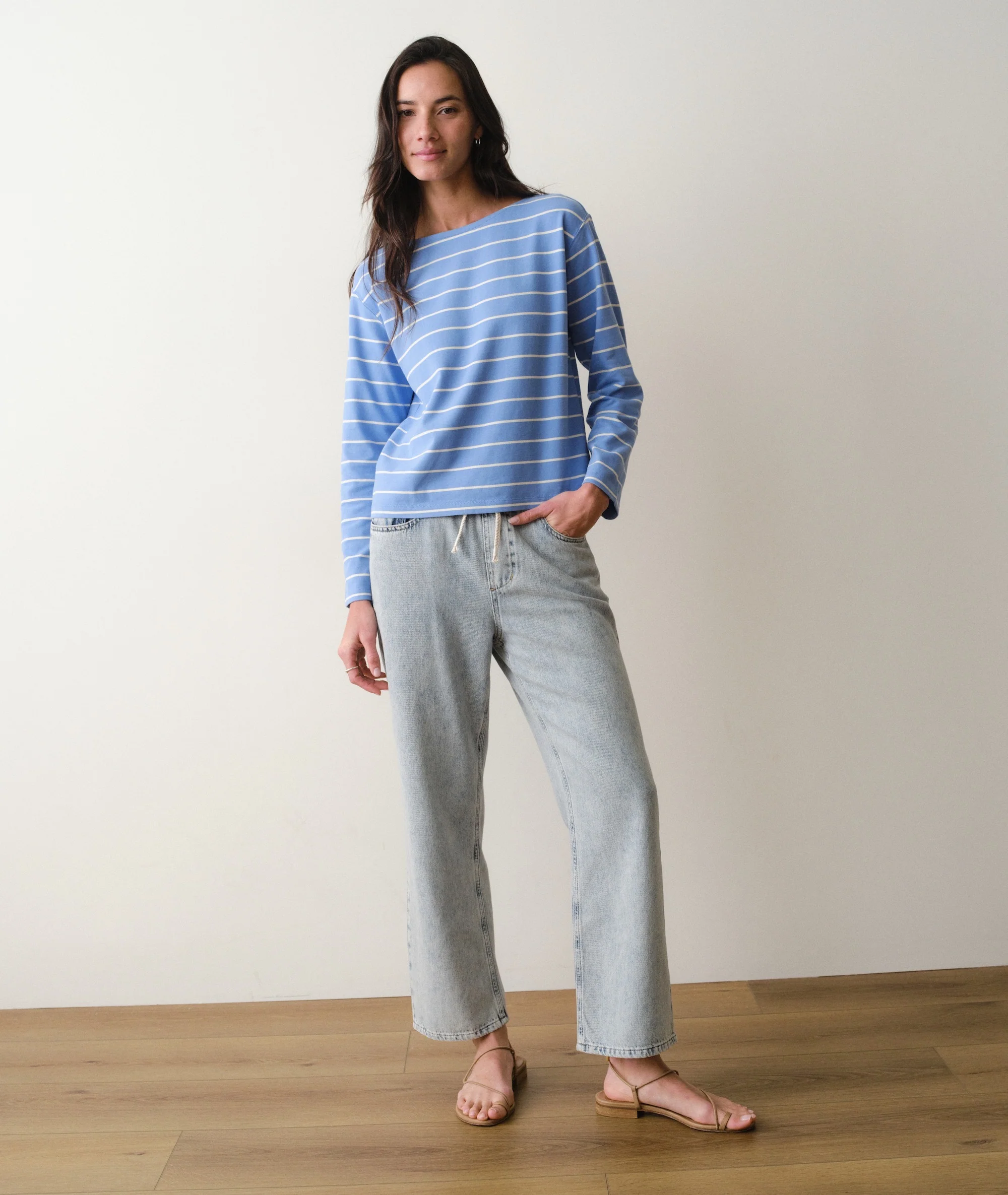 Luxe Sueded Mariner Tee - Image 4