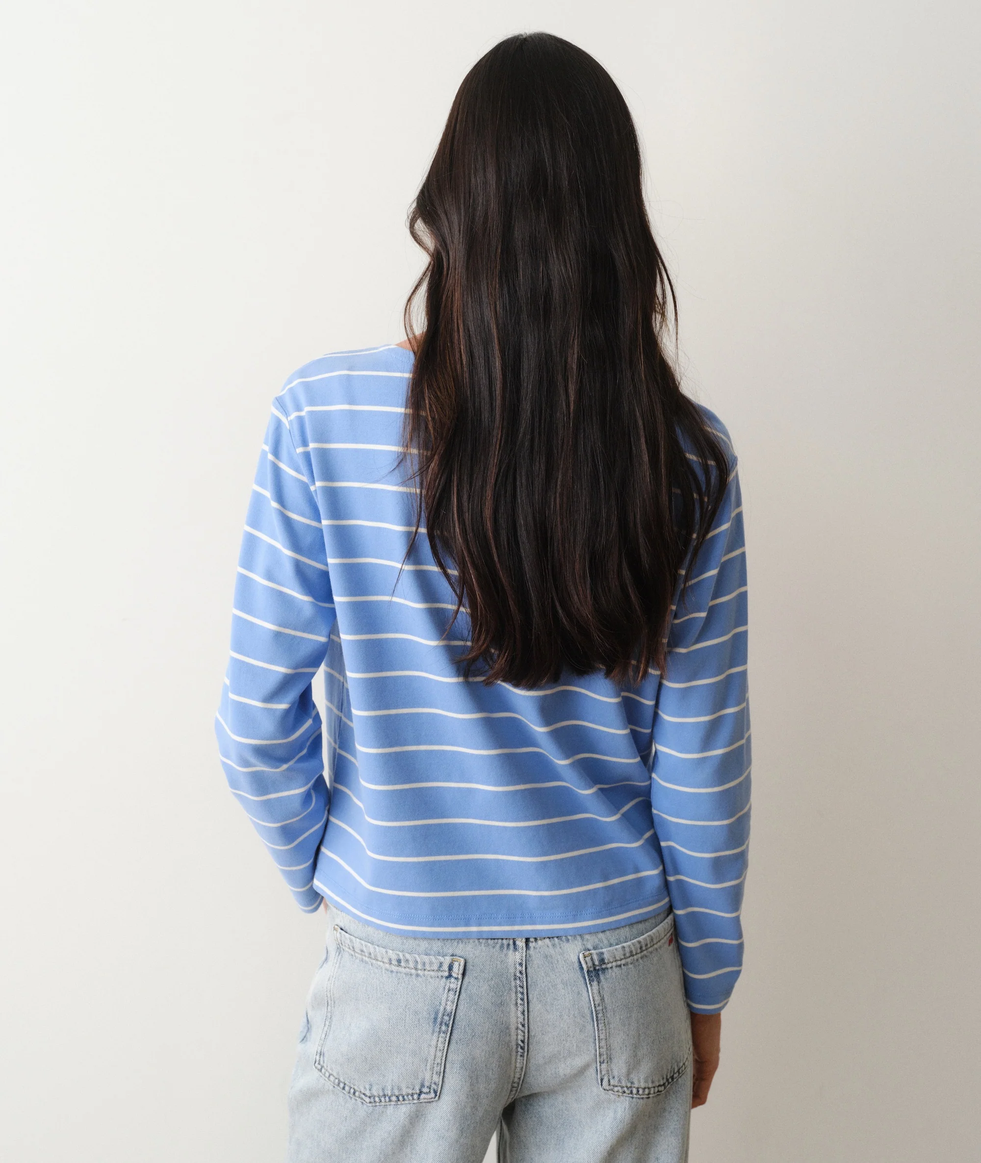 Luxe Sueded Mariner Tee - Image 6