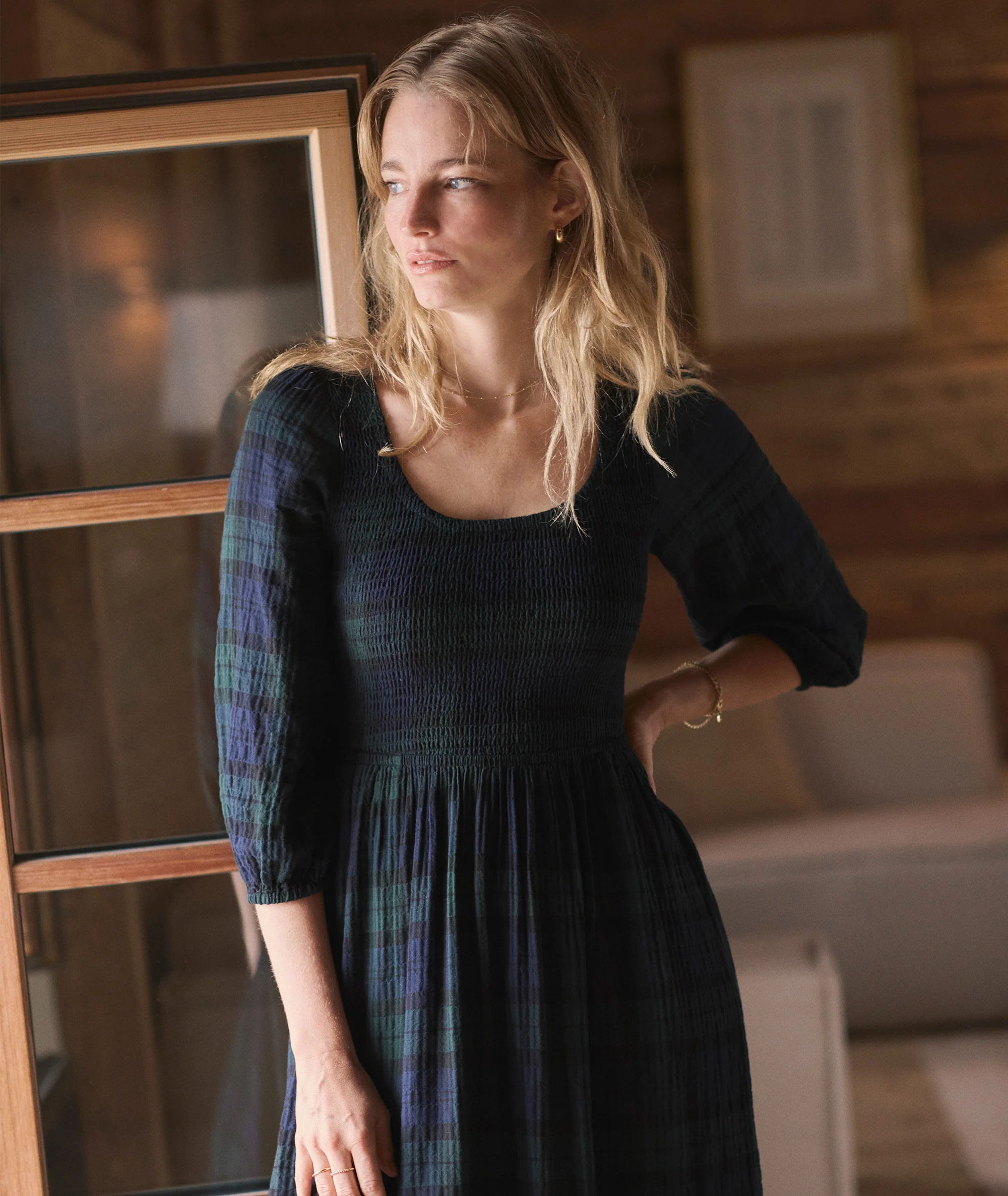 Mari Smocked Dress - Image 4
