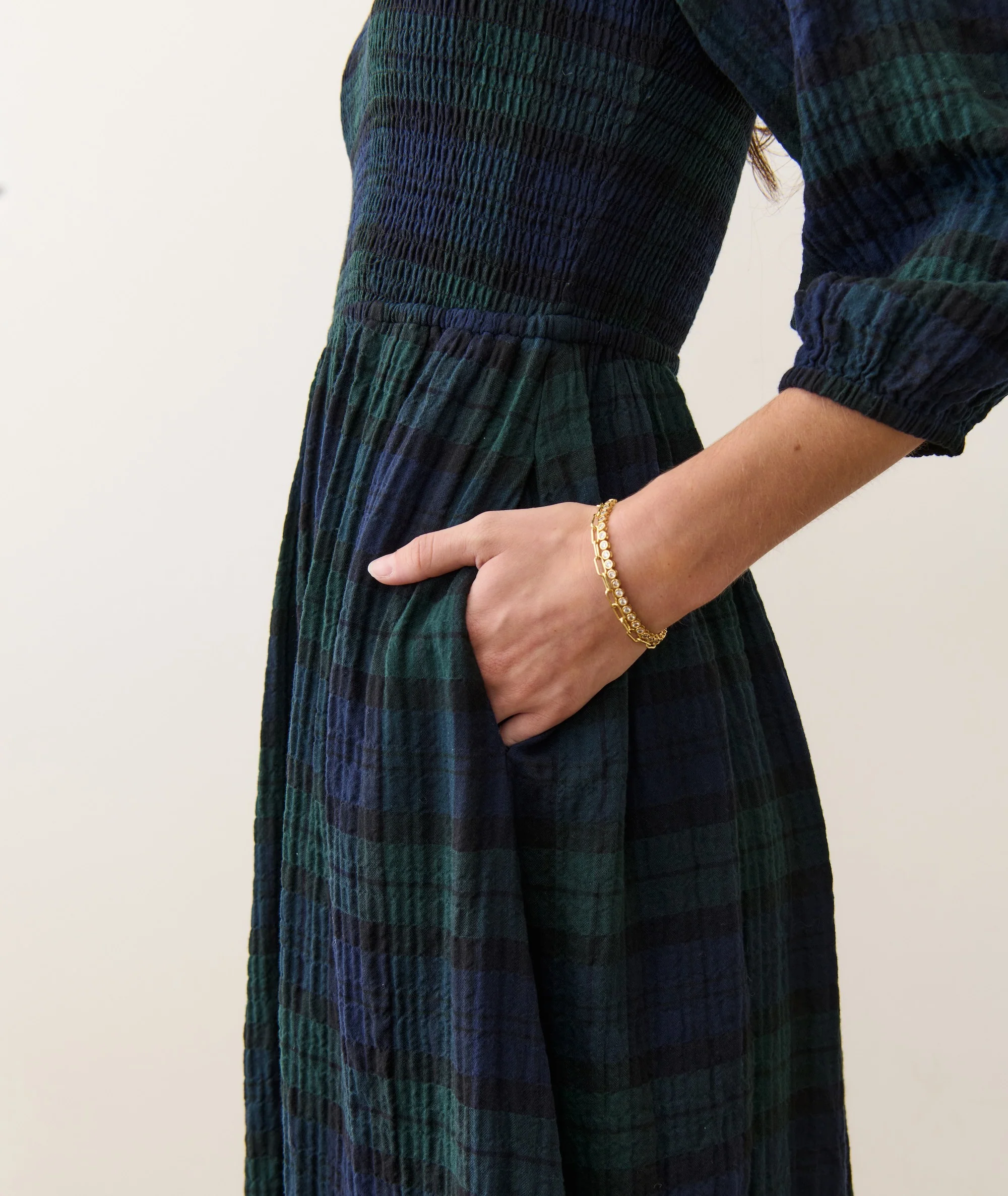 Mari Smocked Dress - Image 7