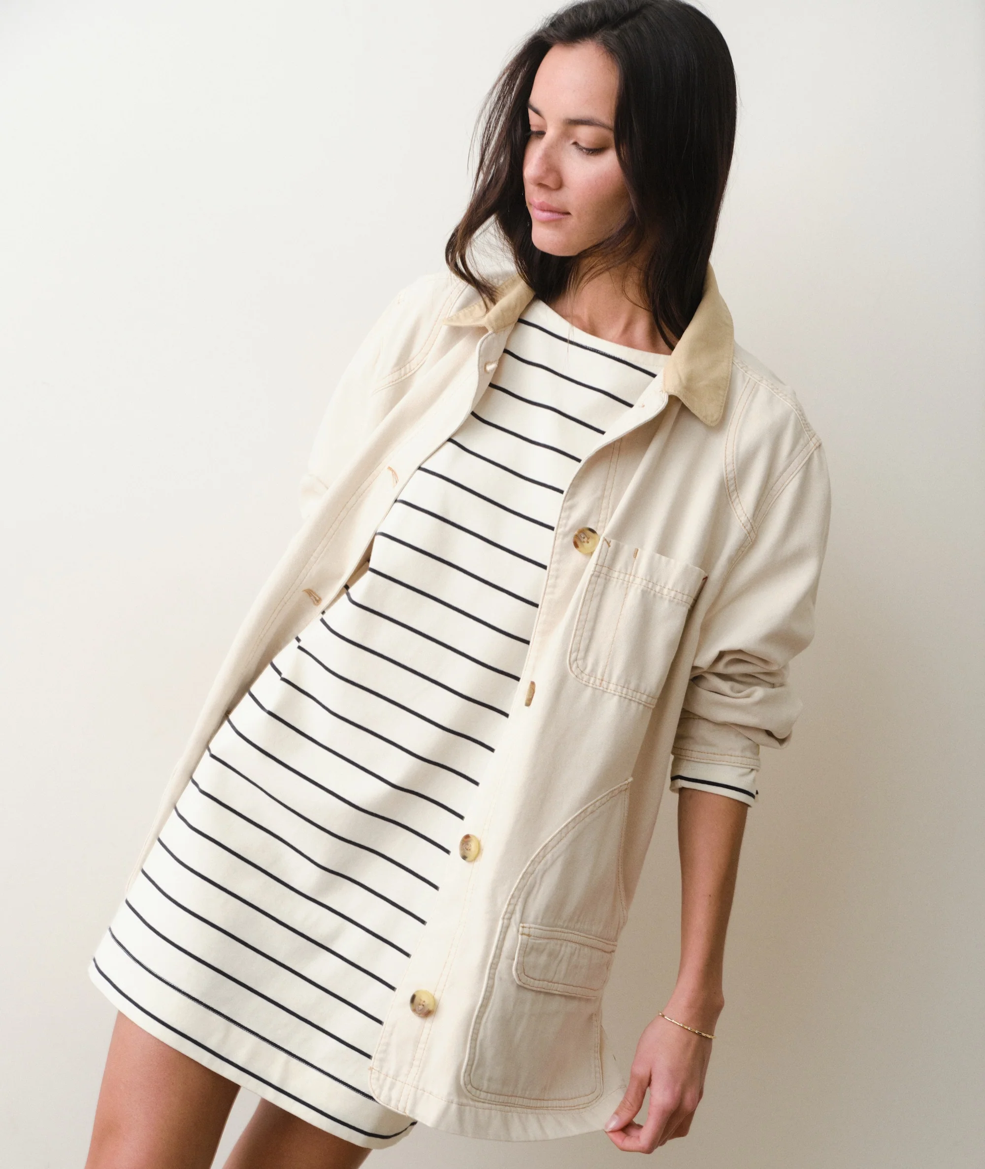 Luxe Sueded Mariner Dress - Image 3