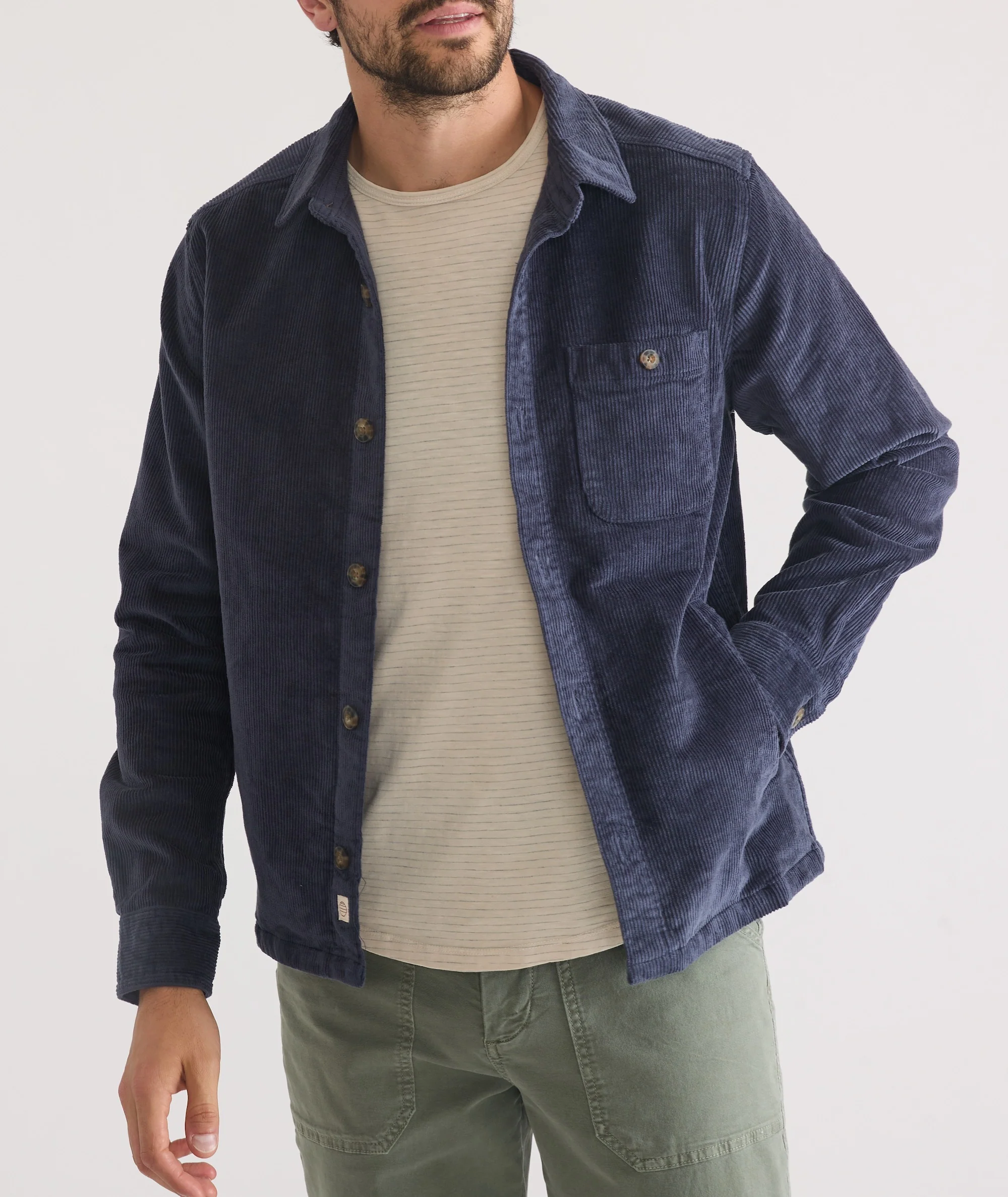 Max Stretch Corduroy Overshirt - Image 2