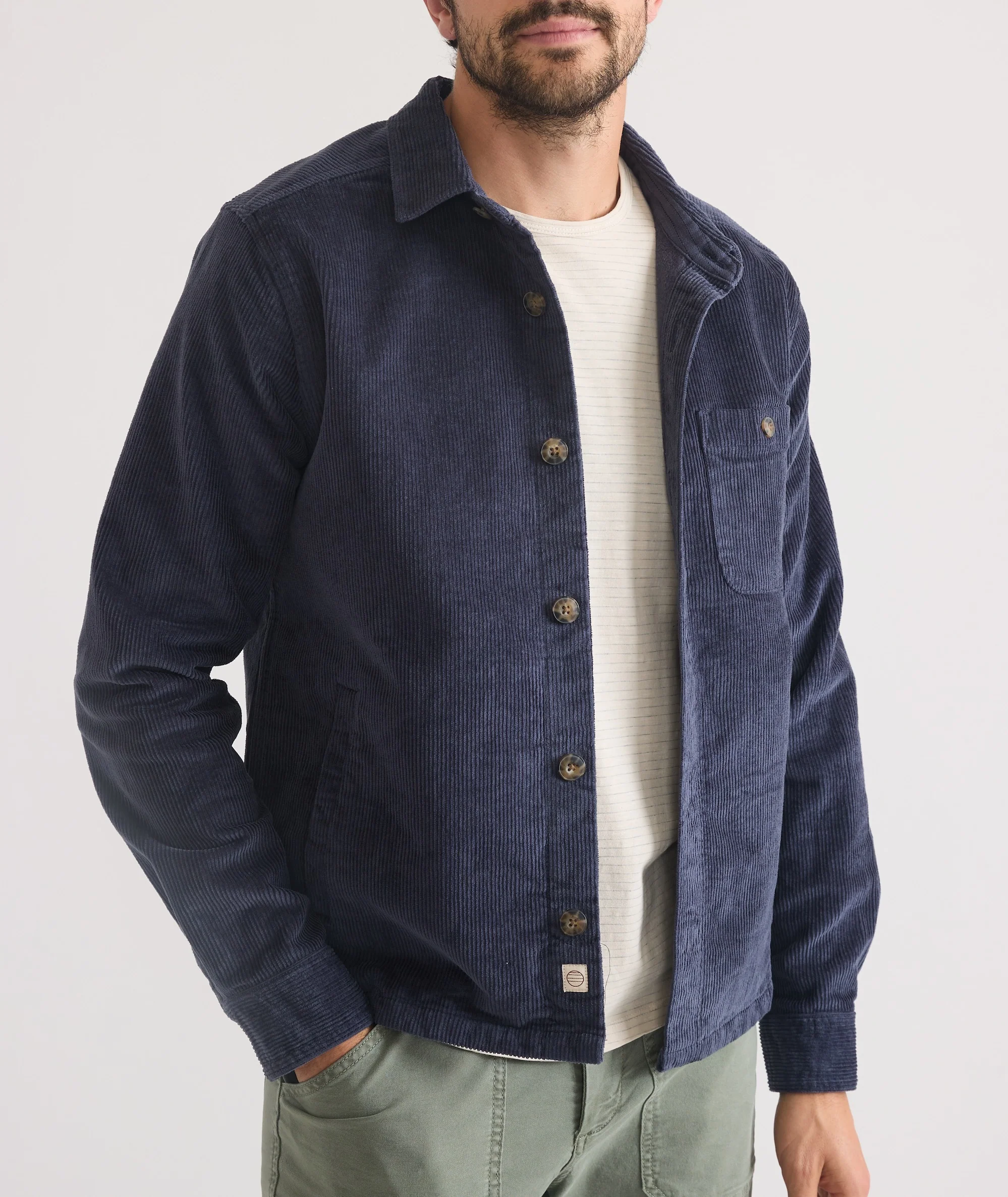 Max Stretch Corduroy Overshirt - Image 3