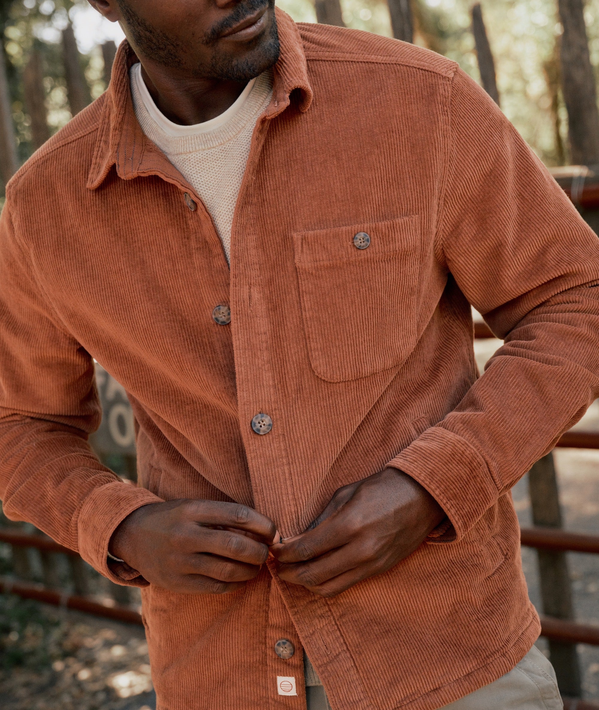 Max Stretch Corduroy Overshirt - Image 2