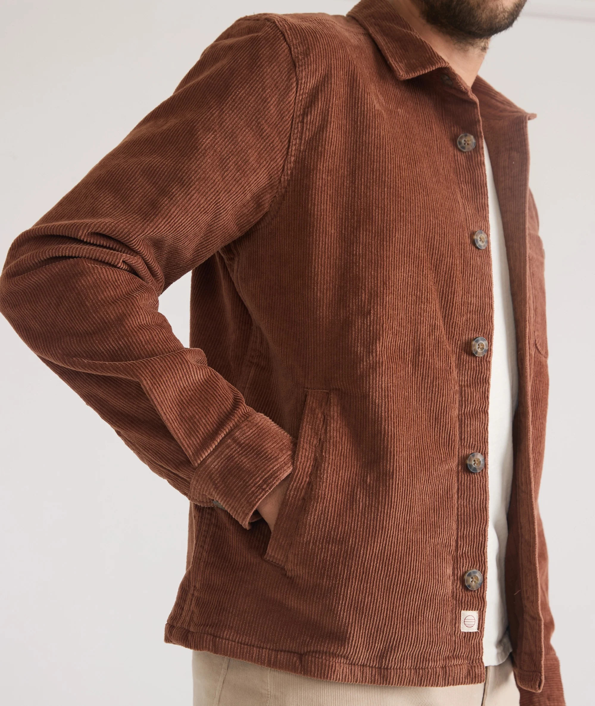 Max Stretch Corduroy Overshirt - Image 3