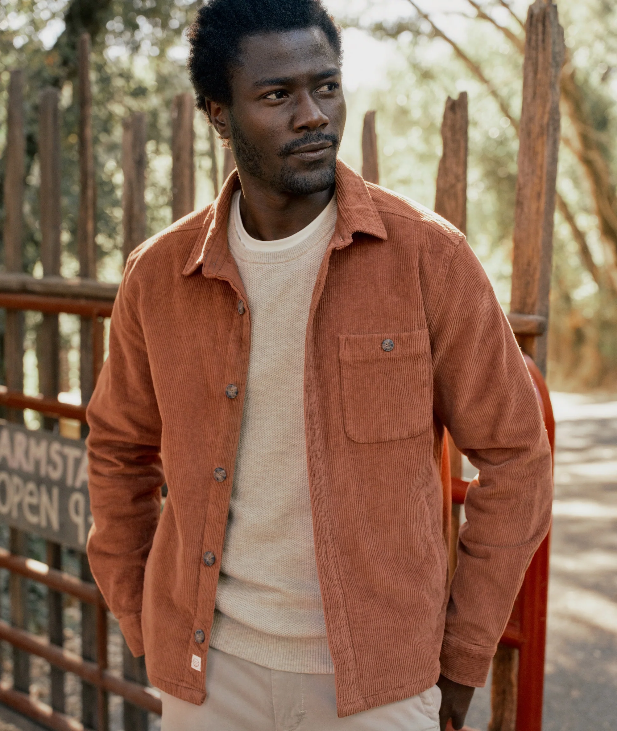 Max Stretch Corduroy Overshirt - Image 4