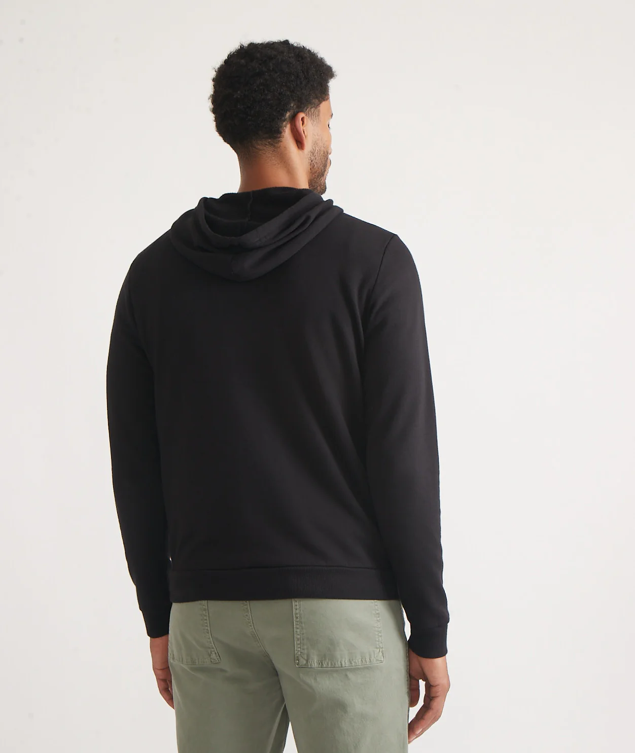 Men's Afternoon Hoodie in Black - Image 3