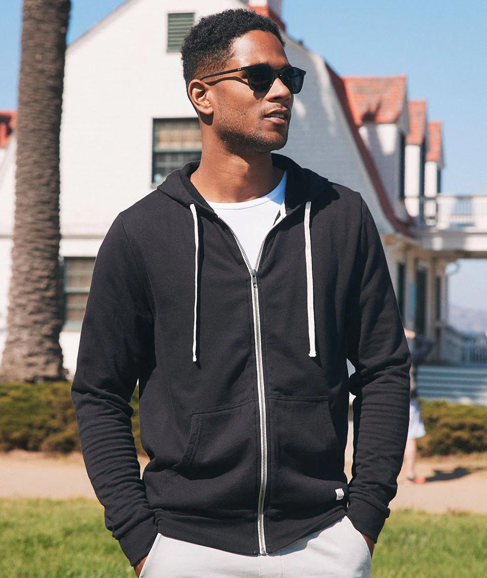 Men's Afternoon Hoodie in Black - Image 4