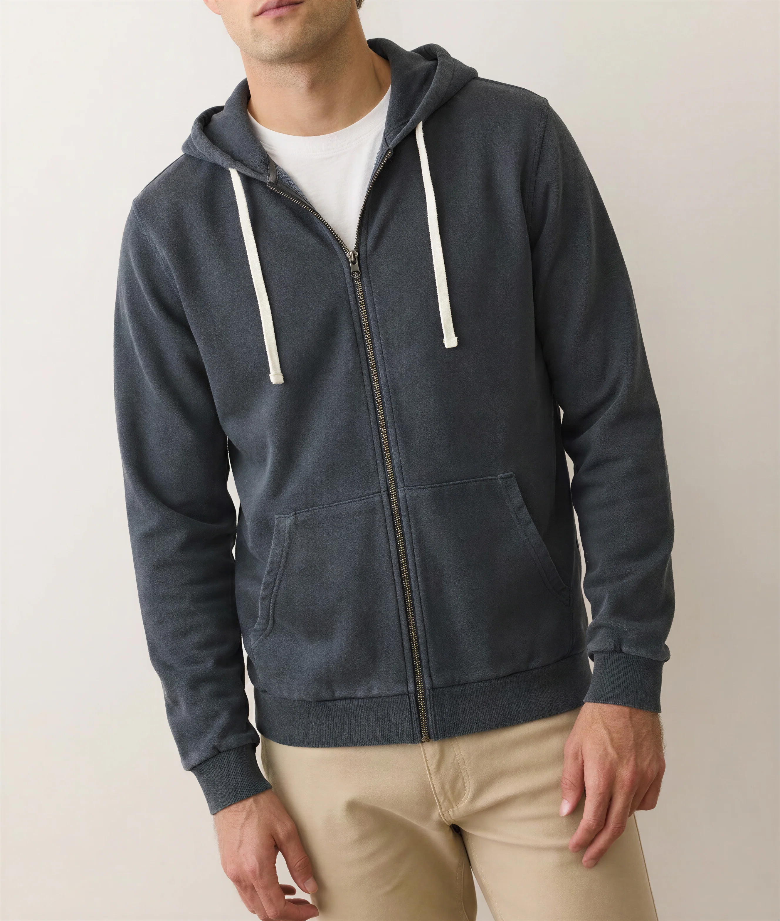 Men's Cloud 9 Fleece Full Zip Hoodie in Black - Image 2