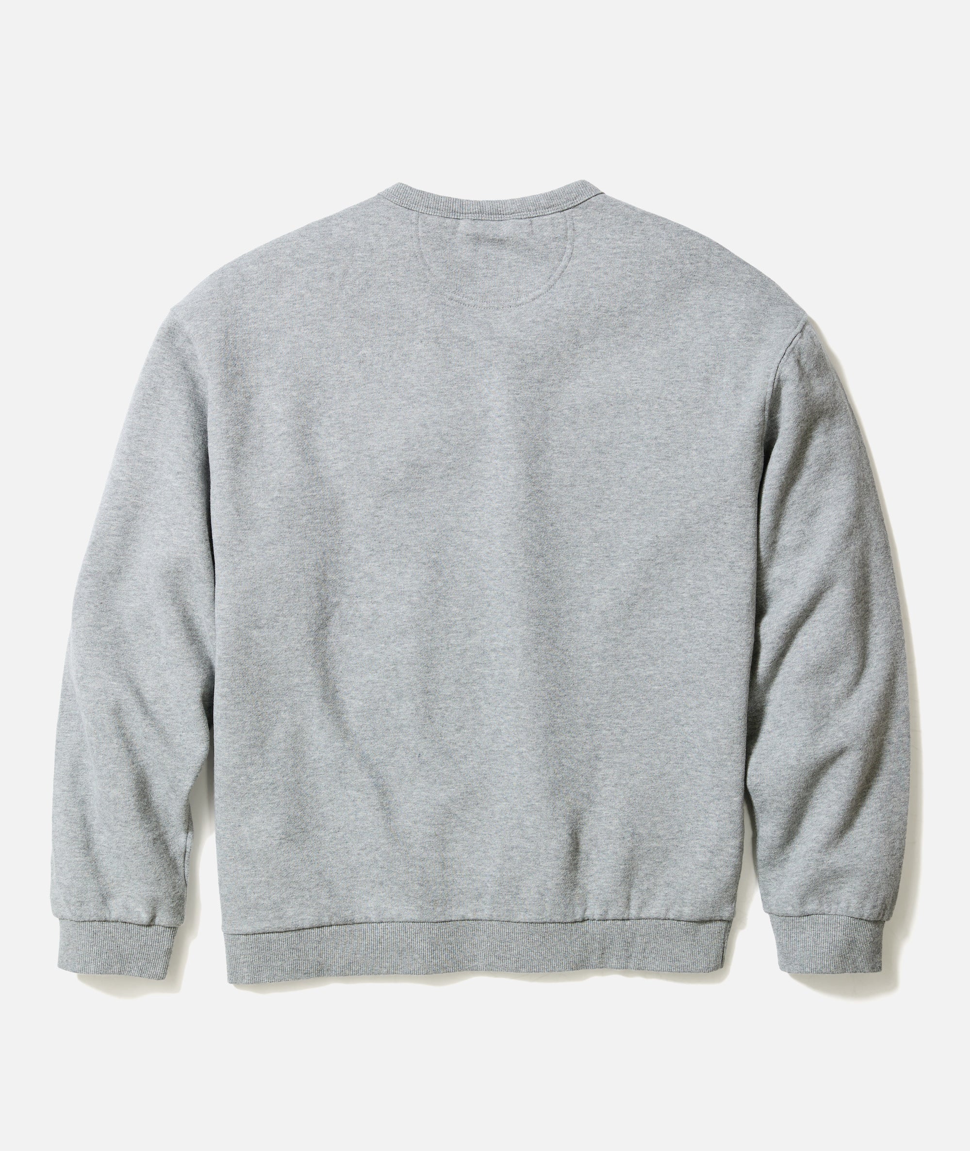 Men's Cloud 9 Fleece Relaxed Crewneck in Heather Grey - Image 8