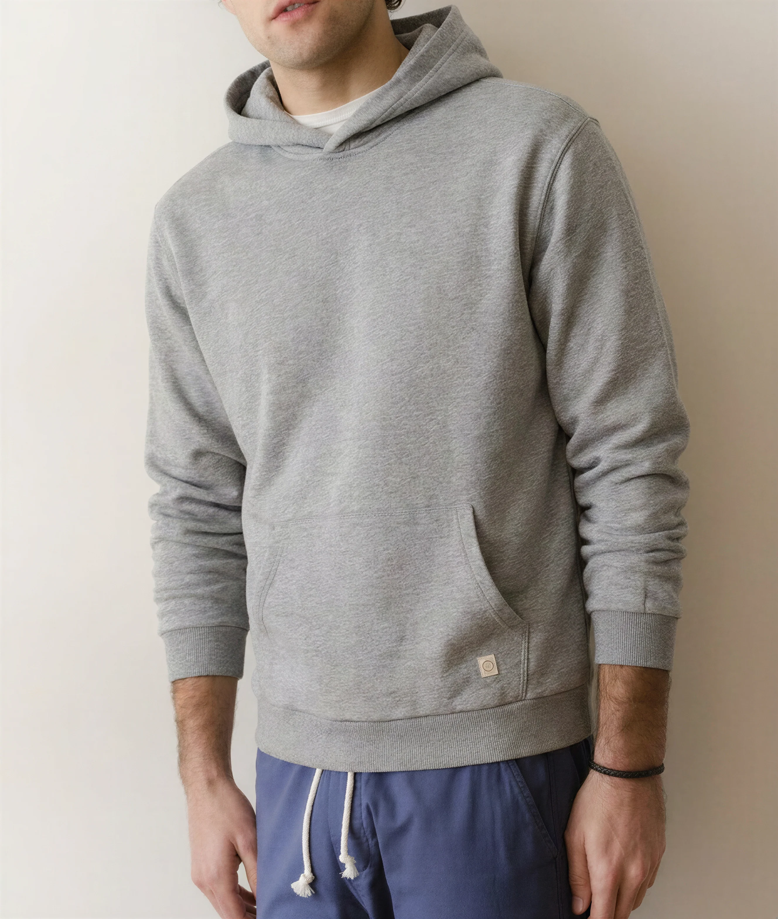Men's Cloud 9 Fleece Relaxed Hoodie in Heather Grey - Image 2