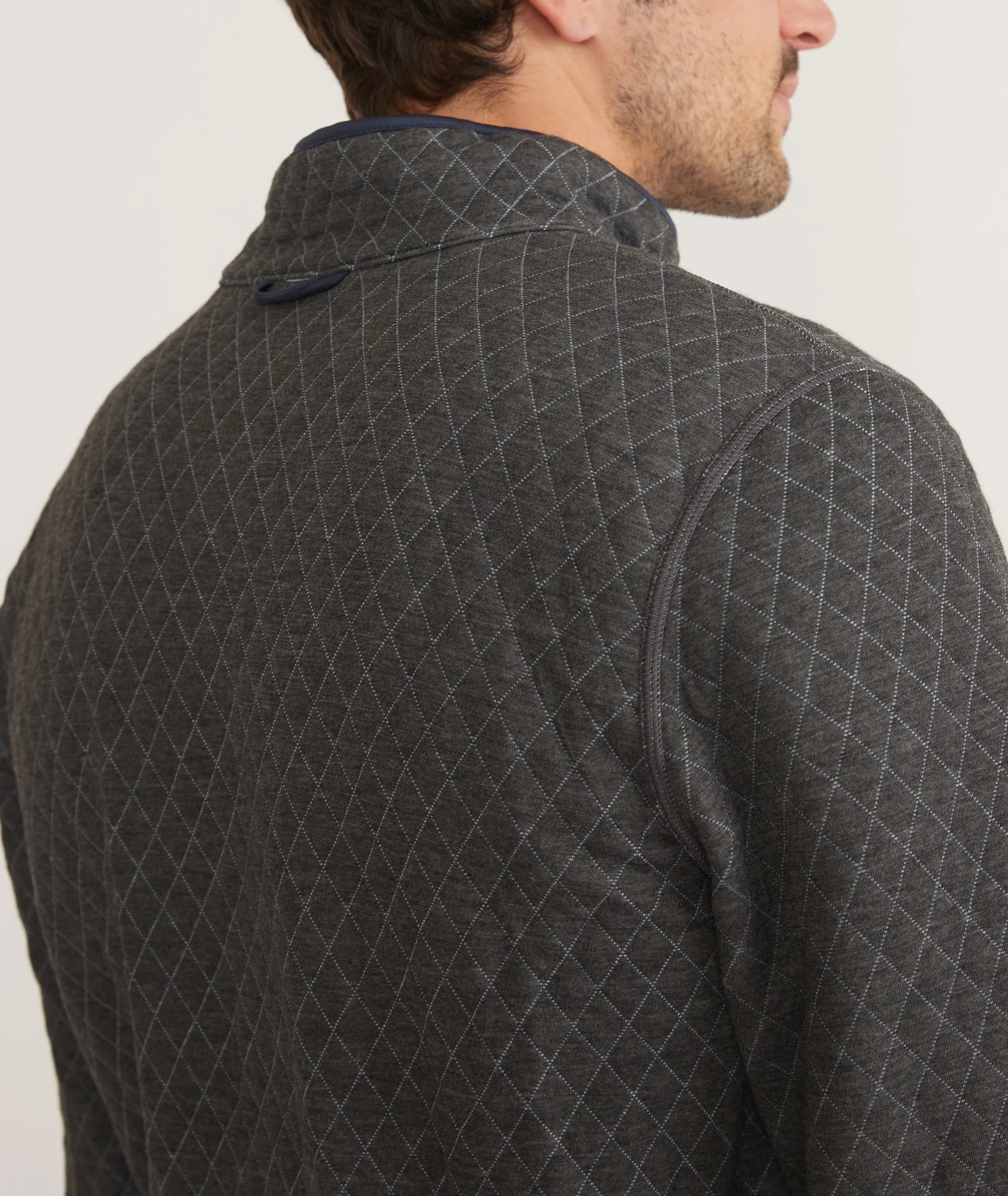 Men's Corbet Quilted Reversible Pullover - Image 7