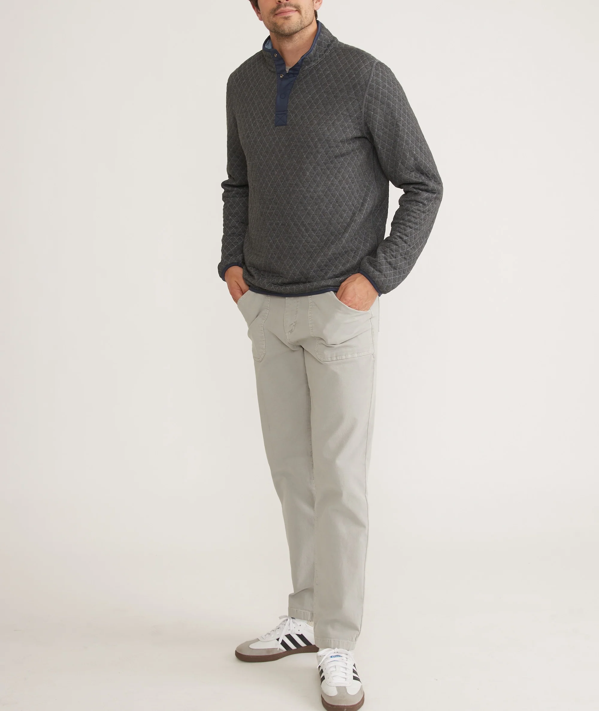 Men's Corbet Quilted Reversible Pullover - Image 8