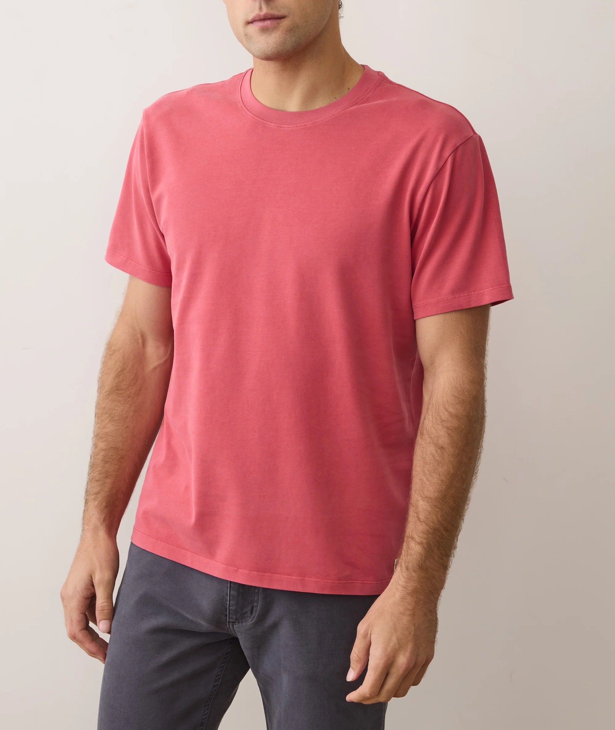 Men's Luxe 250 Tee in Baked Apple - Image 2