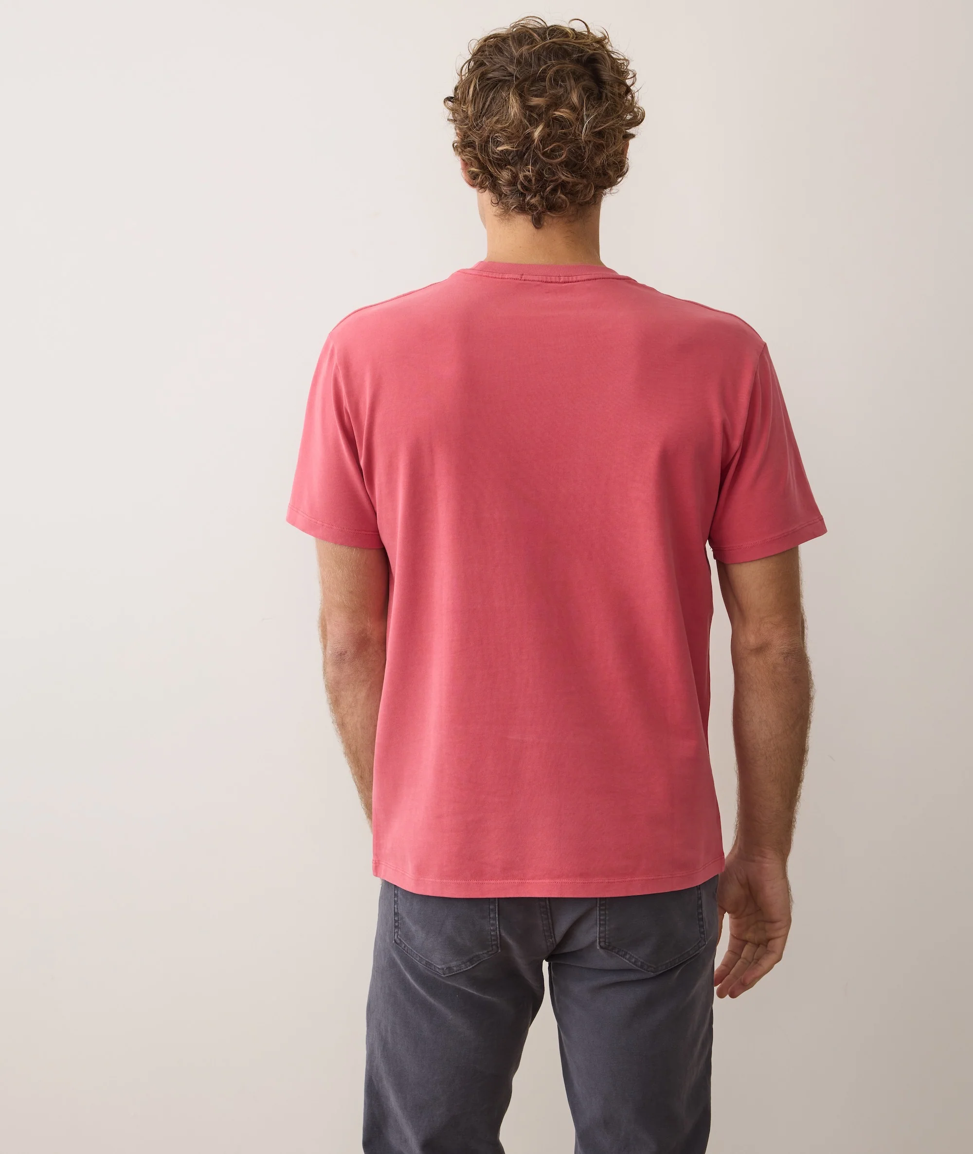 Men's Luxe 250 Tee in Baked Apple - Image 6