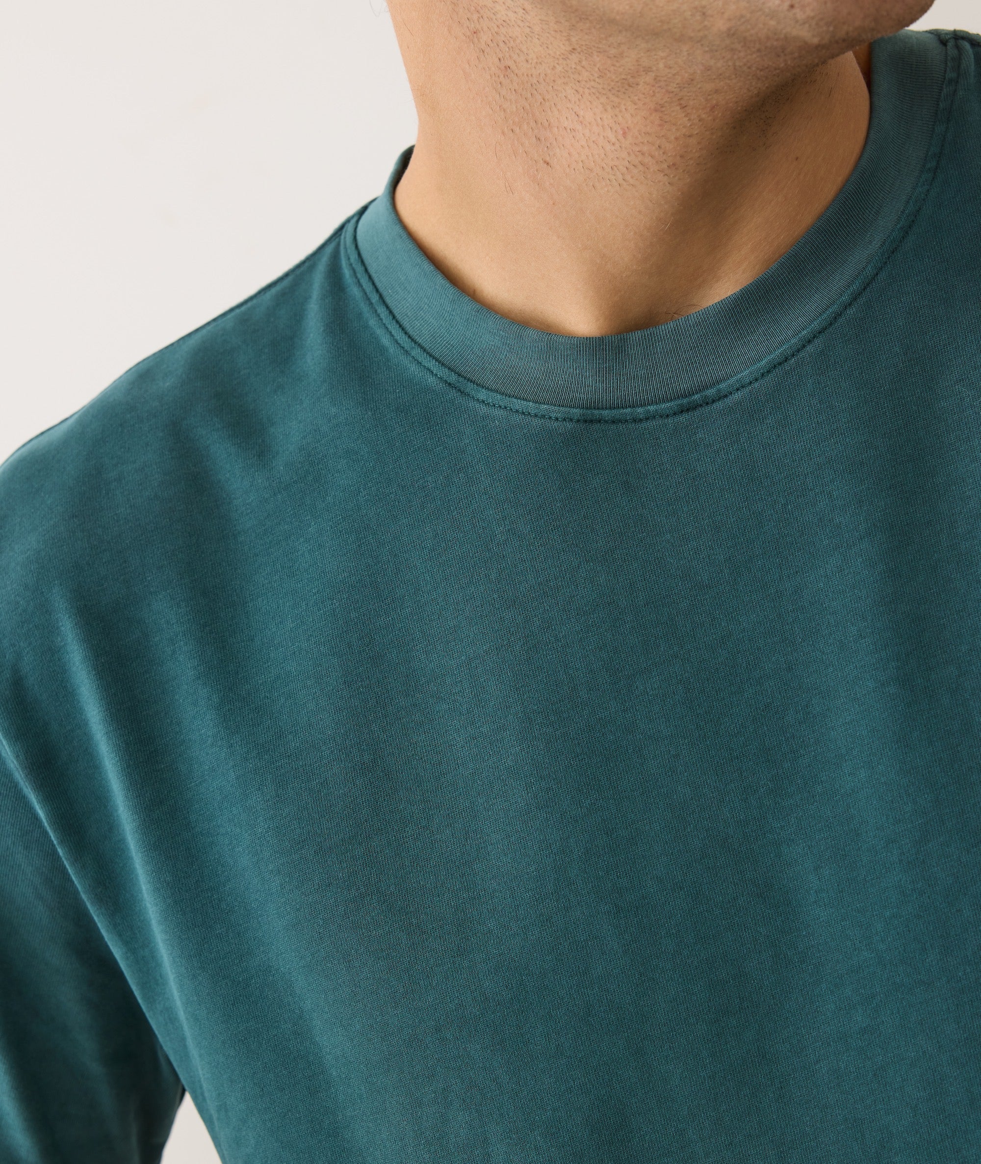 Men's Luxe 250 Tee in Rainforest - Image 4