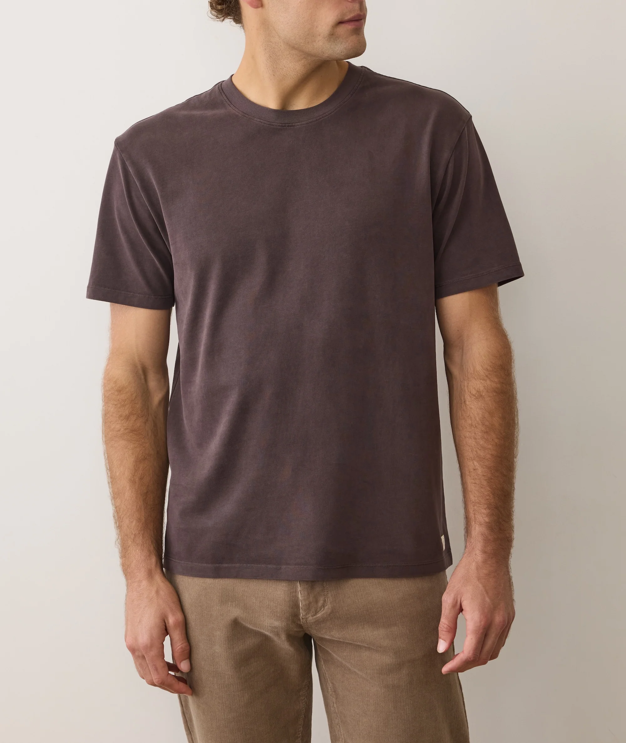 Men's Luxe 250 Tee in Coffee - Image 3