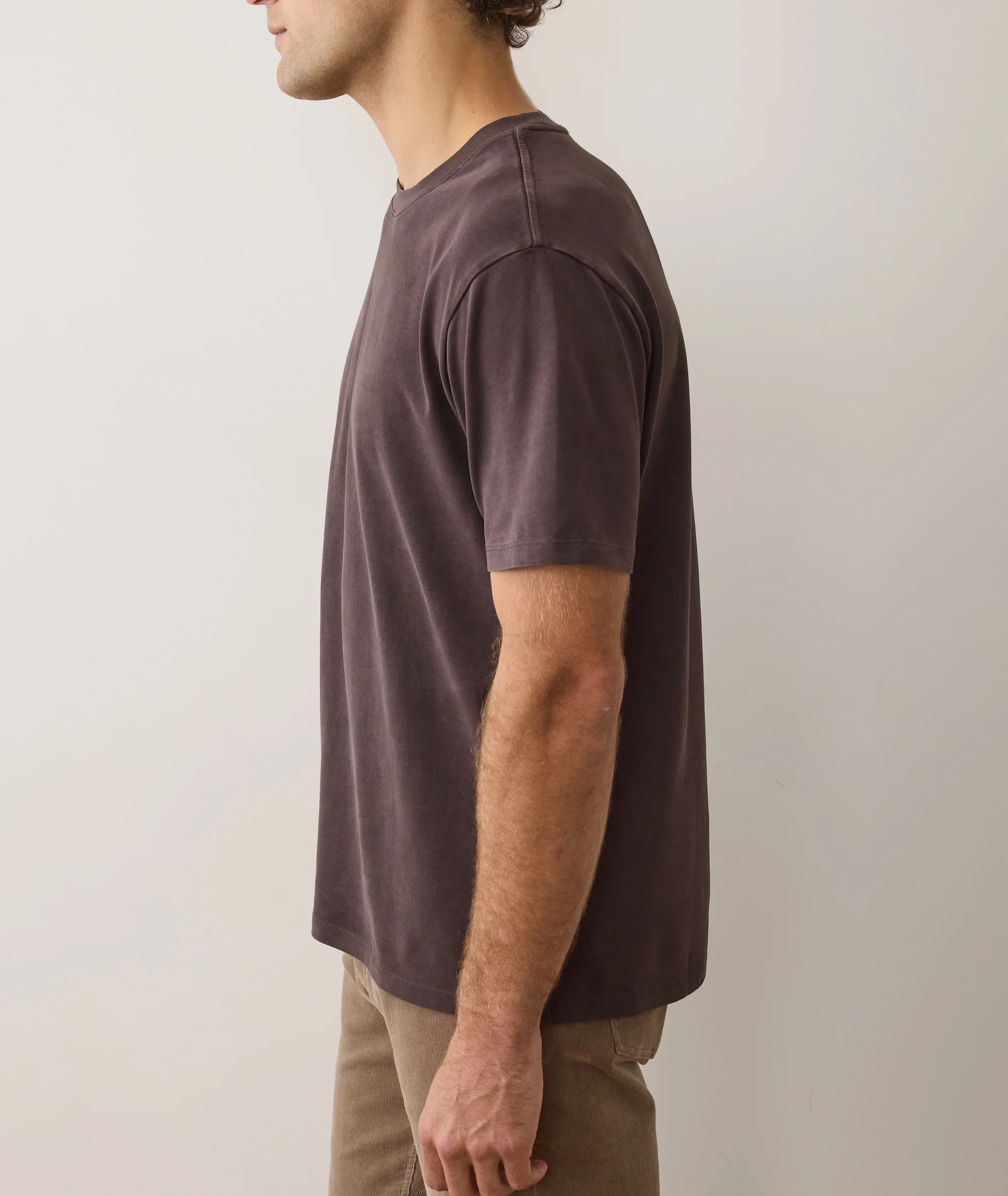 Men's Luxe 250 Tee in Coffee - Image 5