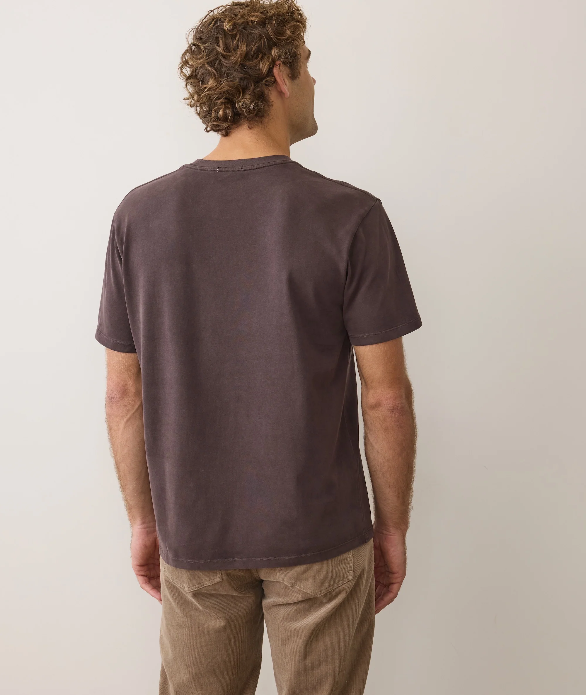 Men's Luxe 250 Tee in Coffee - Image 6