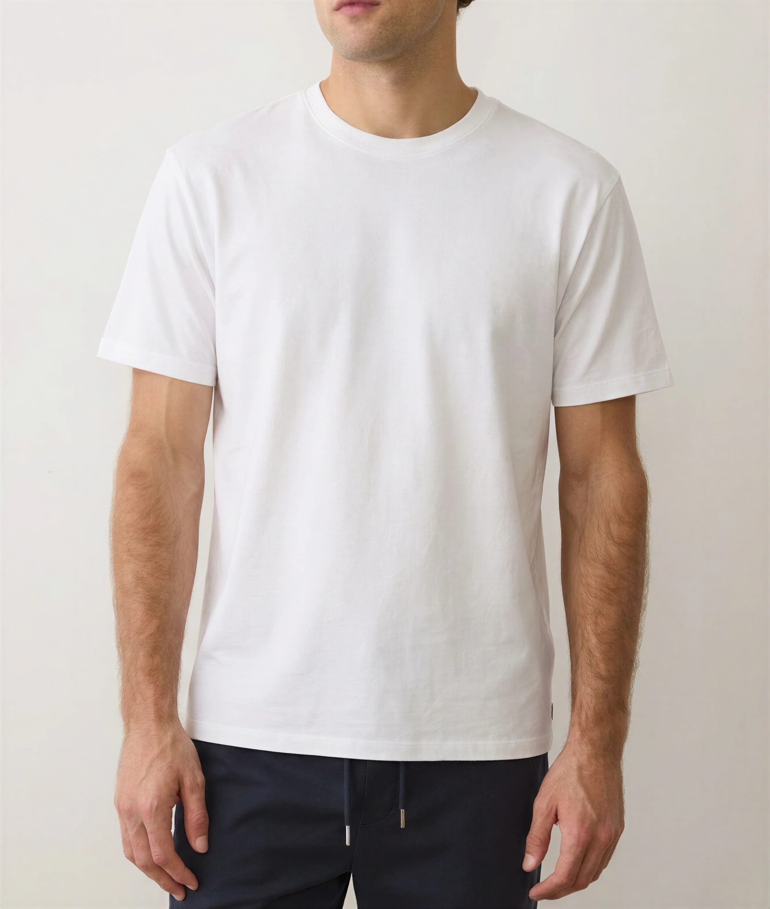 Men's Luxe 250 Tee in Bright White - Image 2