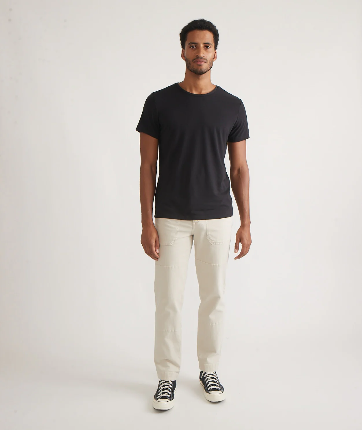 Men's Re-Spun Signature Crew in Faded Black - Image 4