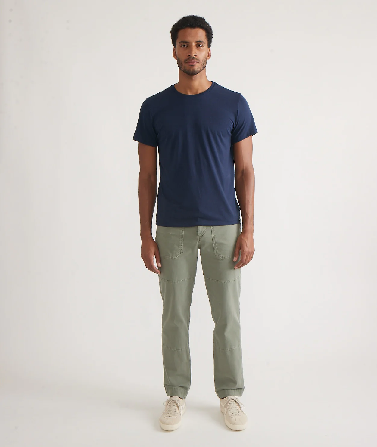 Men's Re-Spun Signature Crew in Navy - Image 4