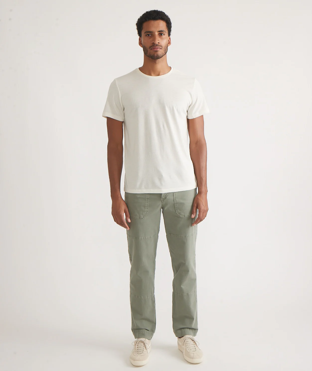 Men's Re-Spun Signature Crew in Natural - Image 6