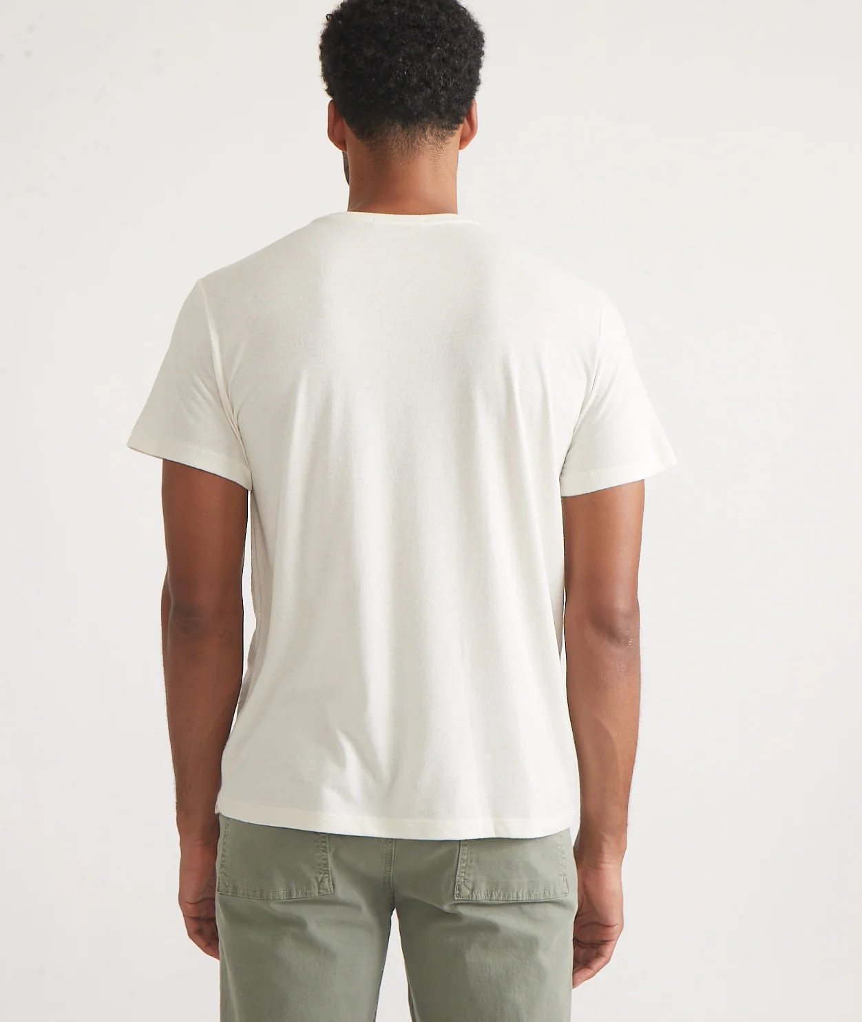Men's Re-Spun Signature Crew in Natural - Image 9