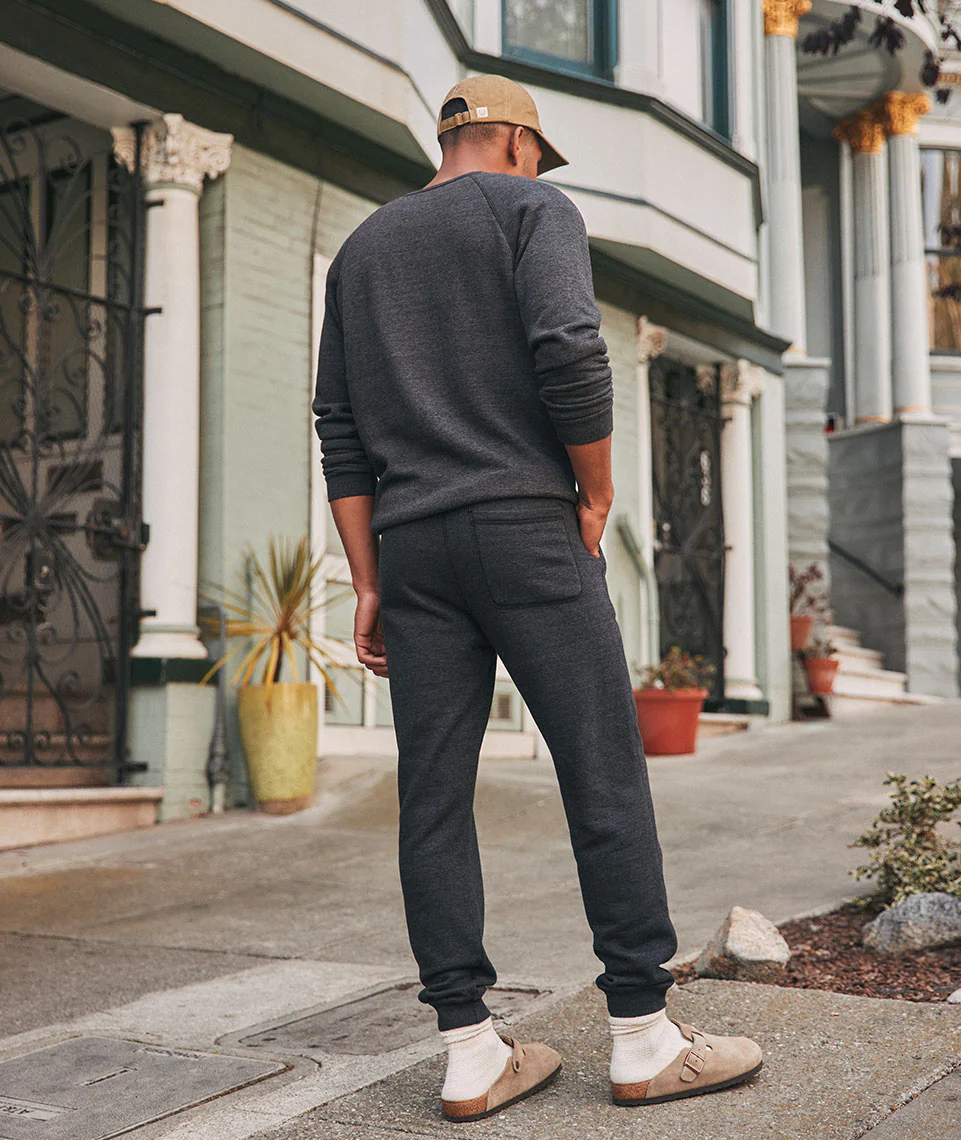 Men's Custom Dyed Sherpa Fleece Jogger - Image 3