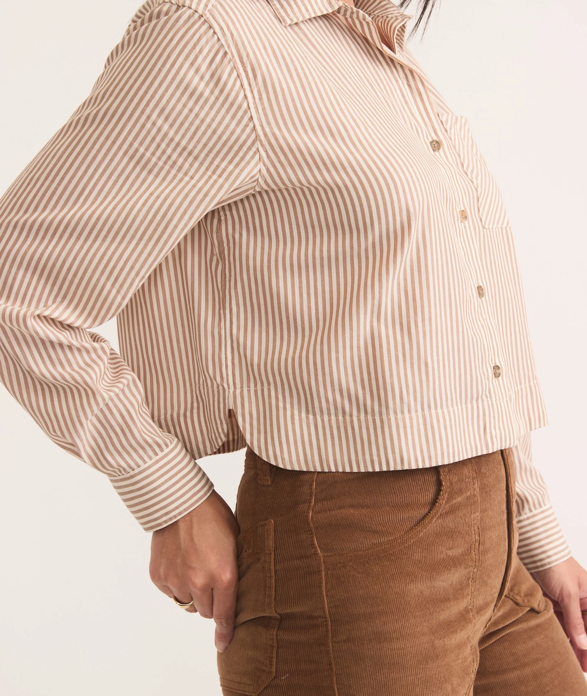 Mila Straight Hem Button Down - Image 2