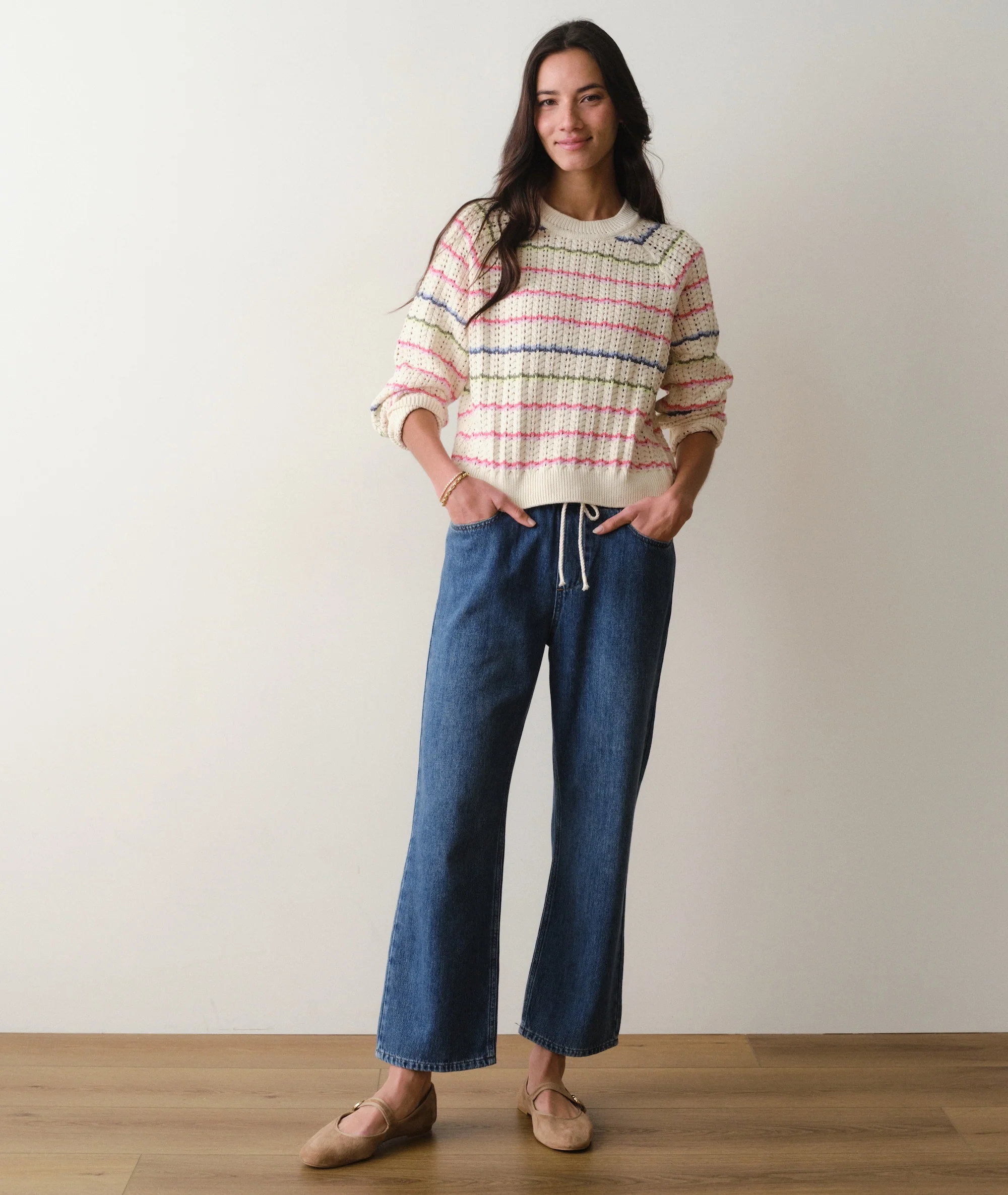 Mina Pointelle Sweater - Image 7