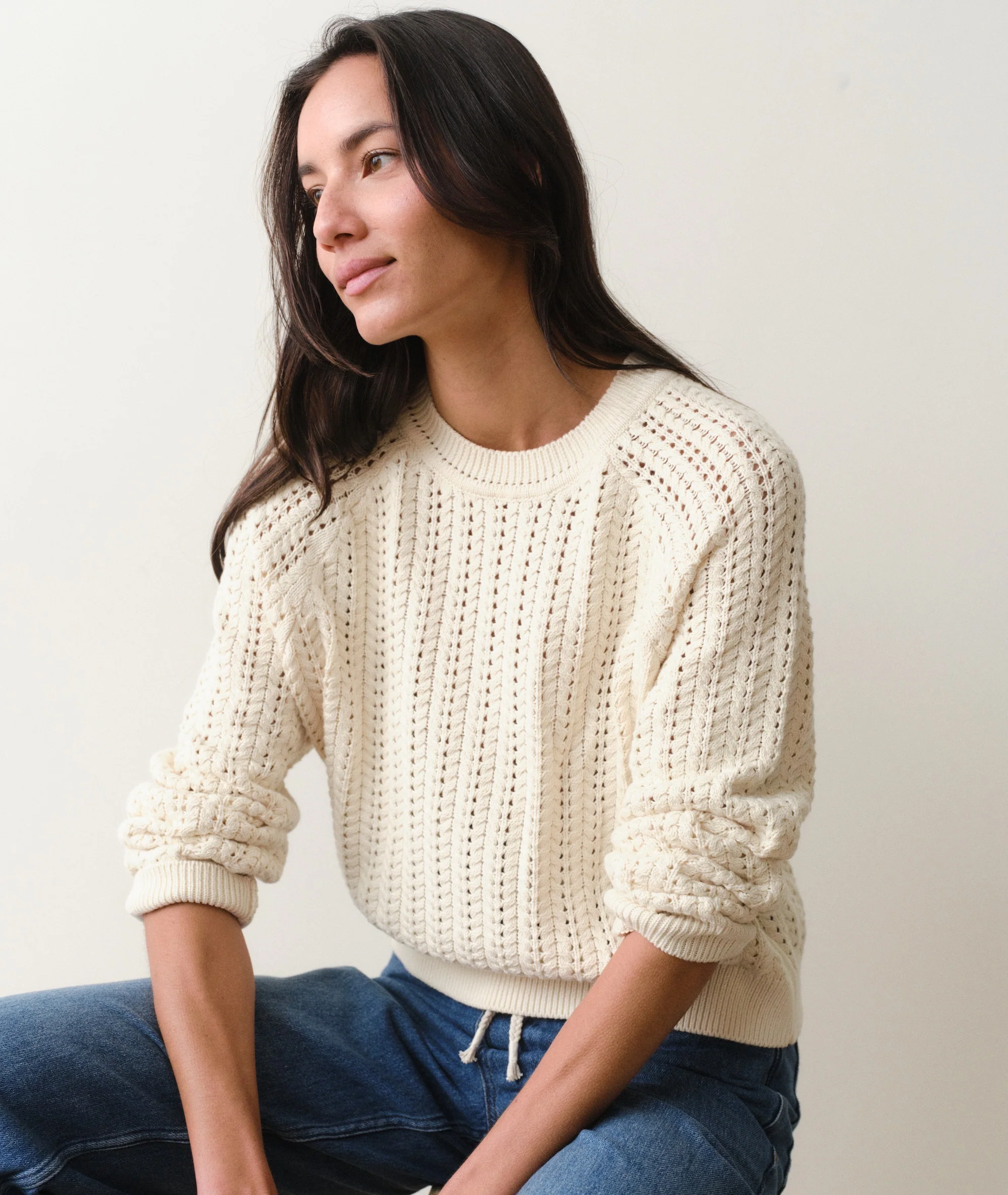 Mina Pointelle Sweater - Image 3
