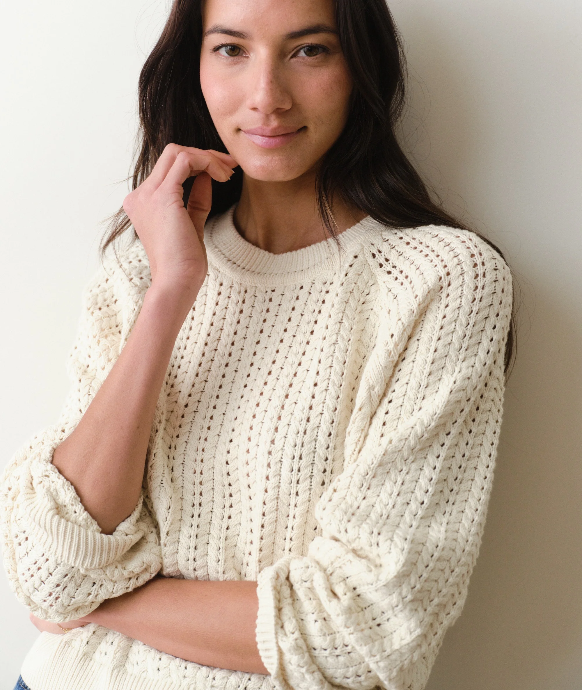 Mina Pointelle Sweater - Image 4