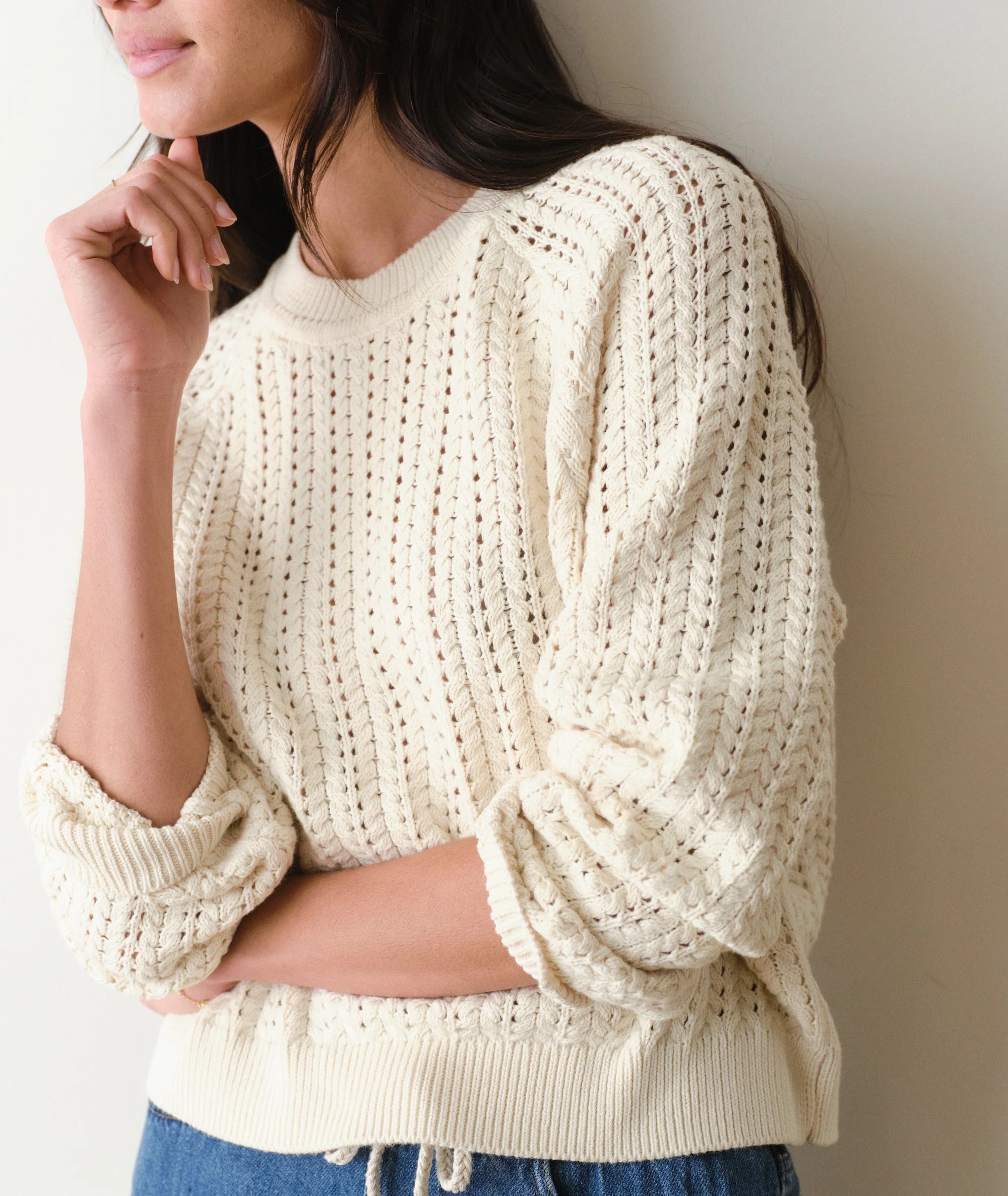 Mina Pointelle Sweater - Image 5