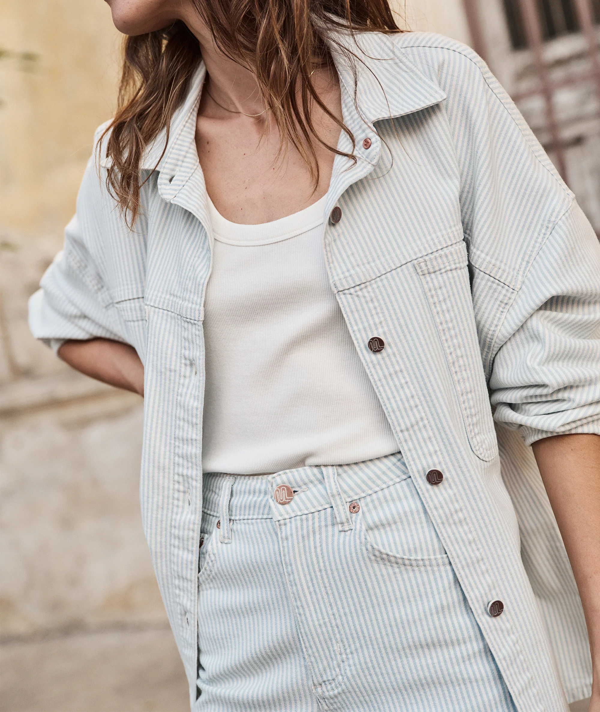 Molly Oversized Denim Shirt Jacket - Image 4