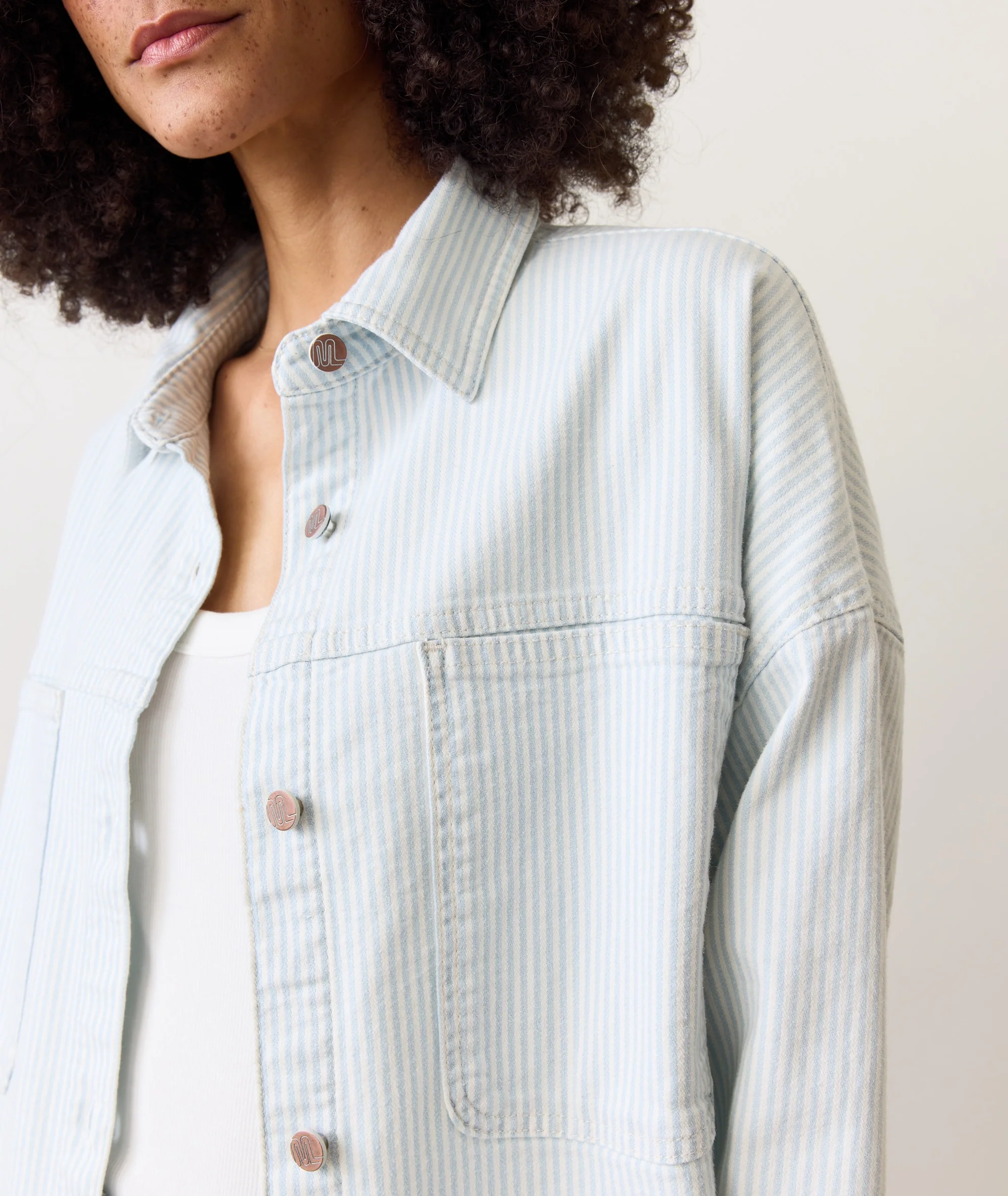 Molly Oversized Denim Shirt Jacket - Image 7