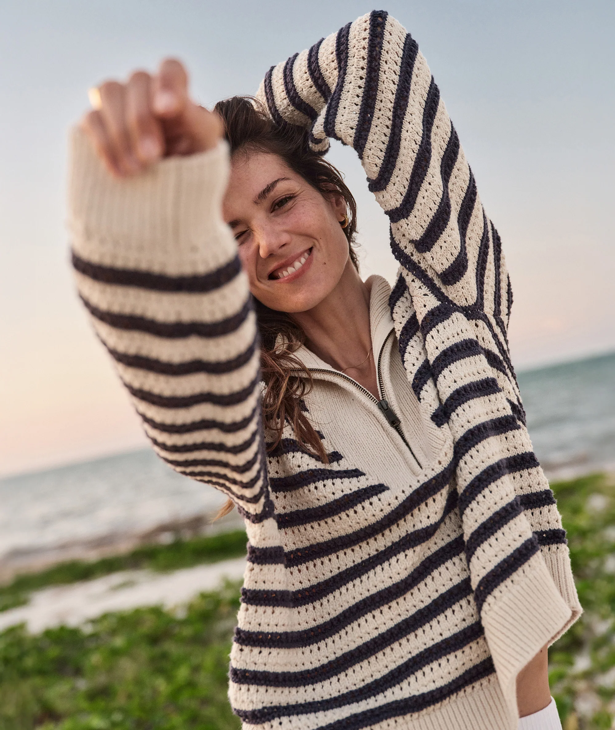 Montecito Quarter Zip Sweater - Image 2