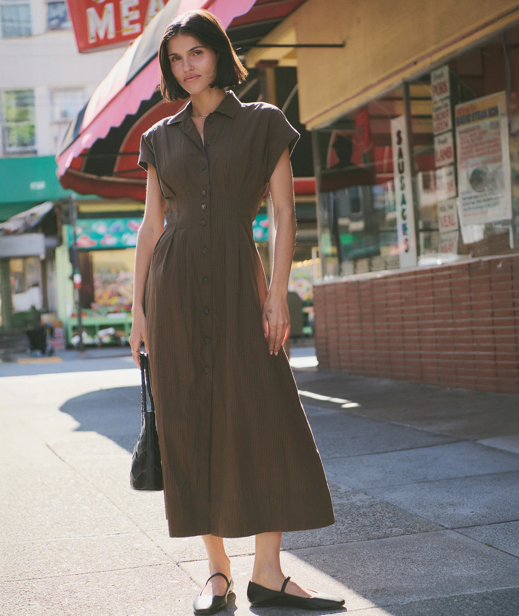 Arden Midi Shirt Dress - Image 3