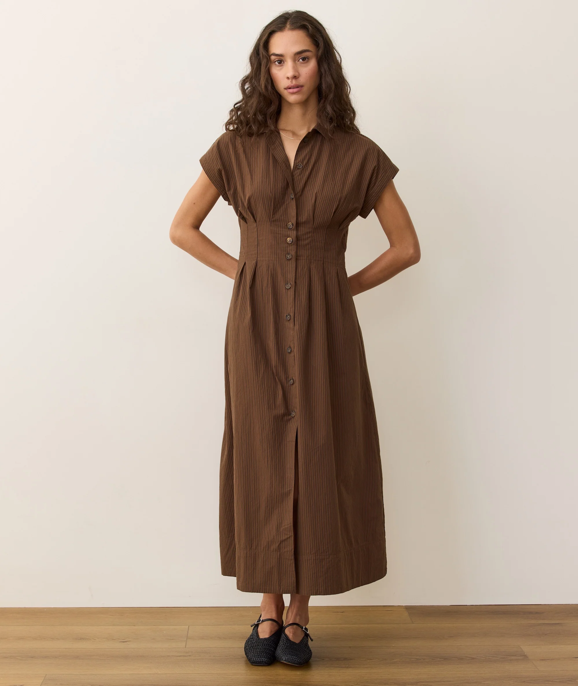 Arden Midi Shirt Dress - Image 4