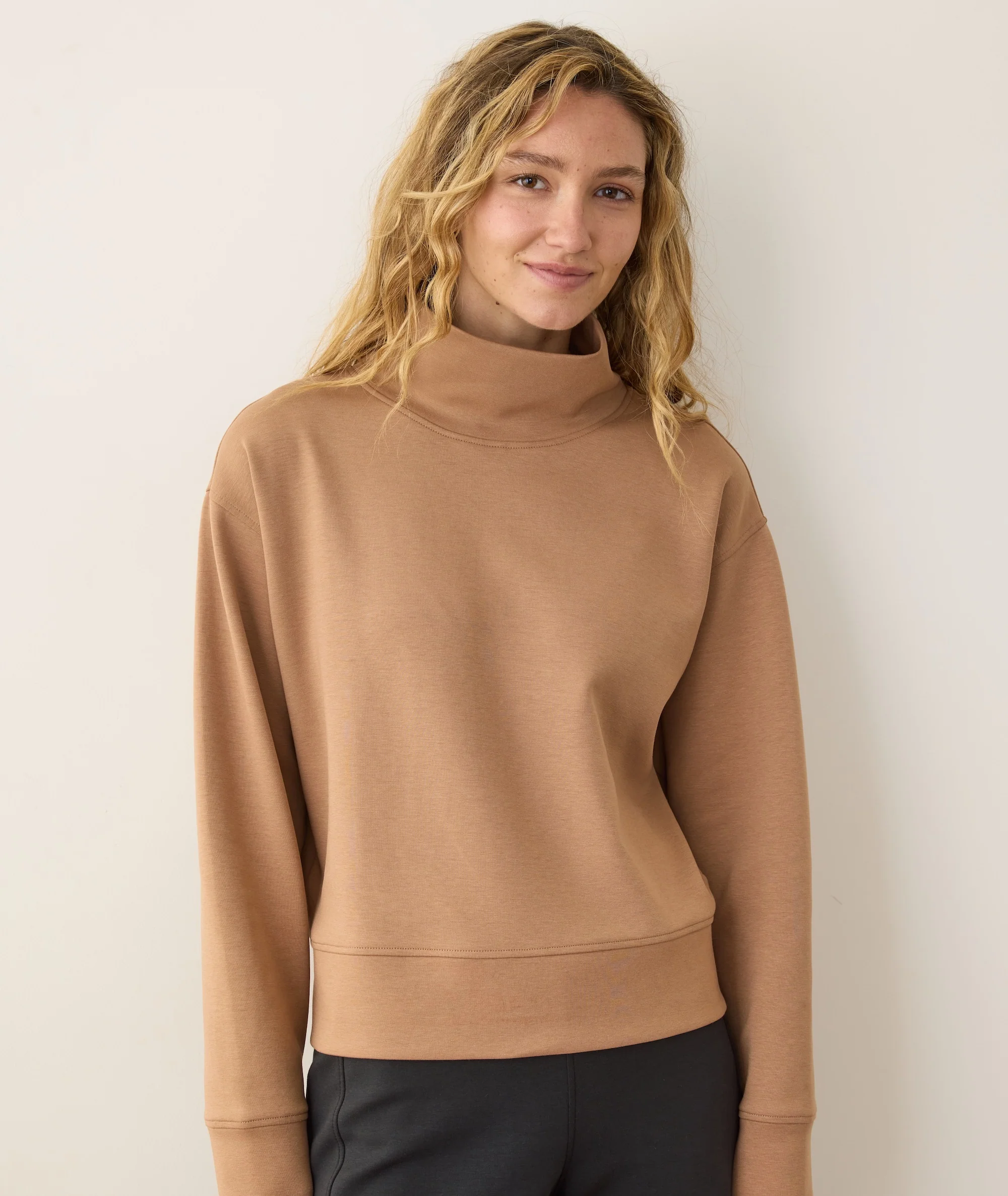 Nova Mock Neck Sweatshirt - Image 2