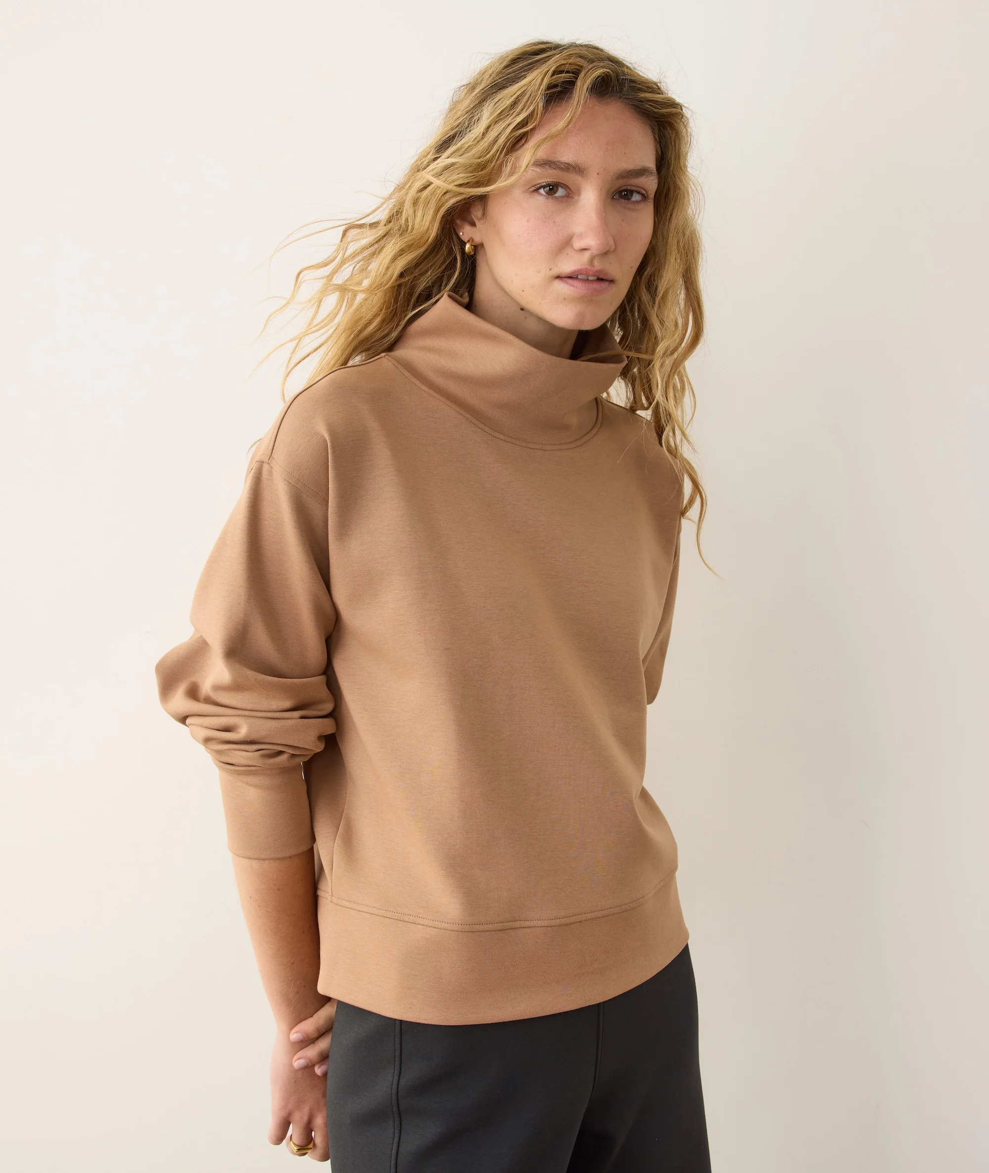 Nova Mock Neck Sweatshirt - Image 5