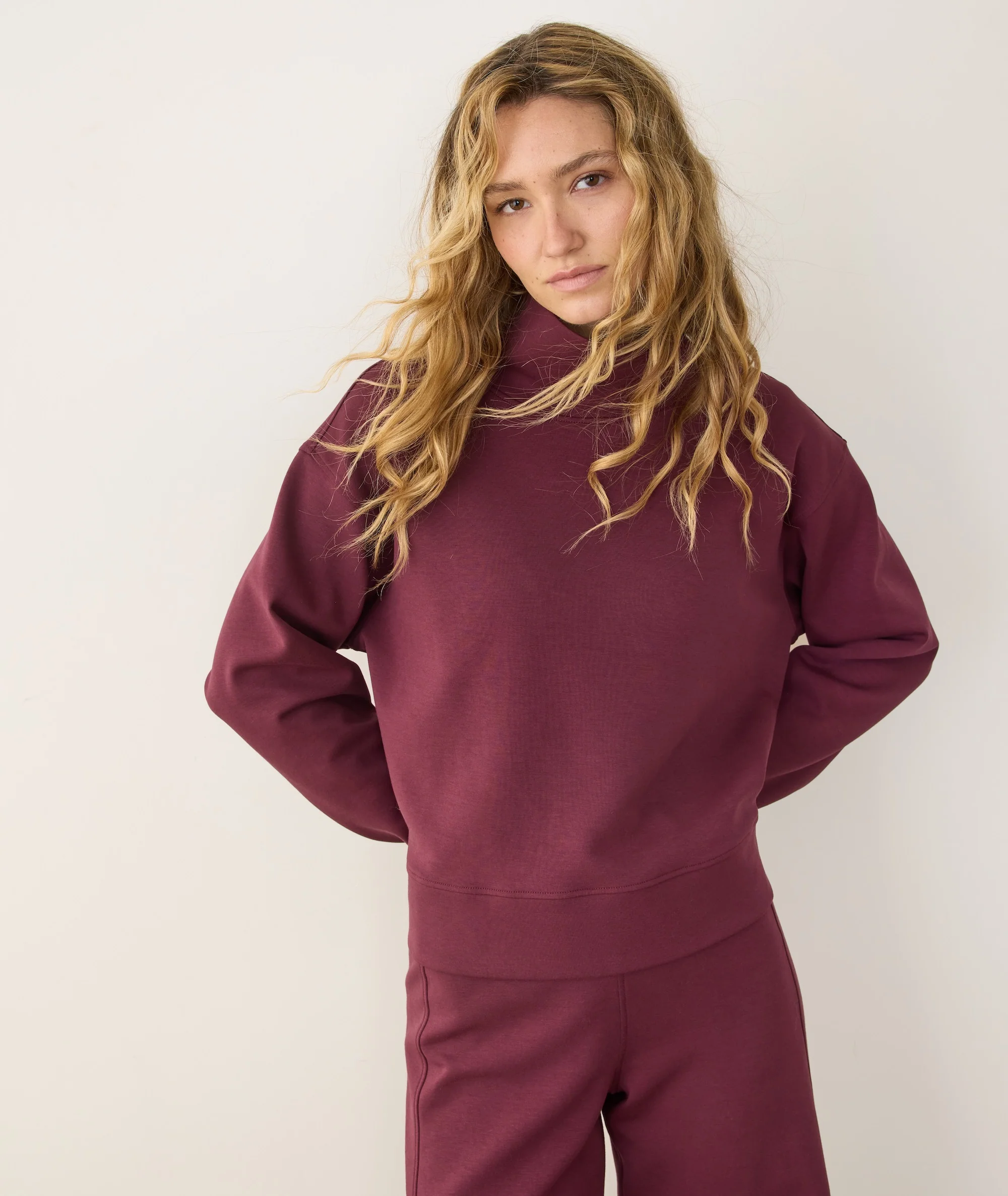 Nova Mock Neck Sweatshirt - Image 2