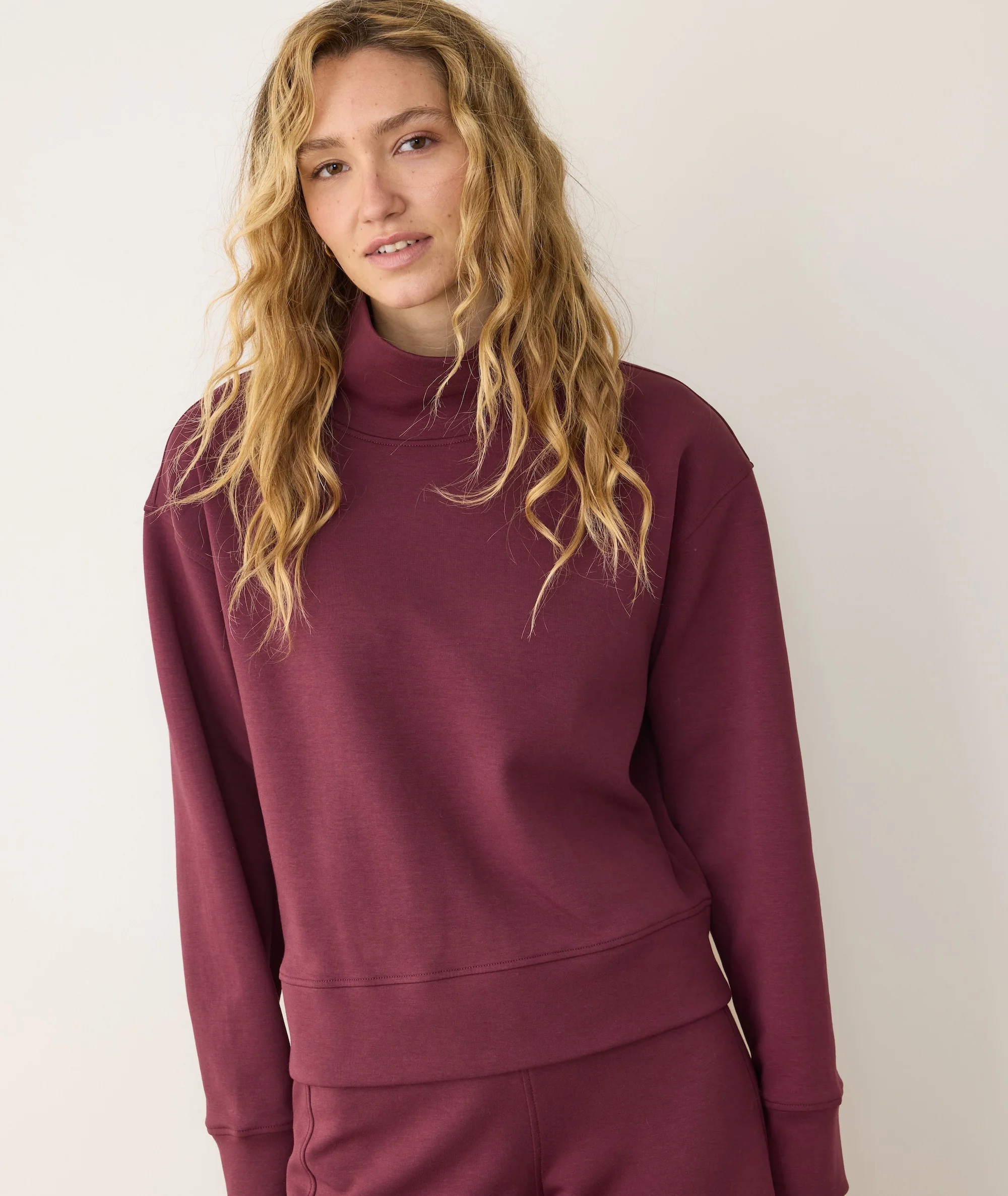 Nova Mock Neck Sweatshirt - Image 3