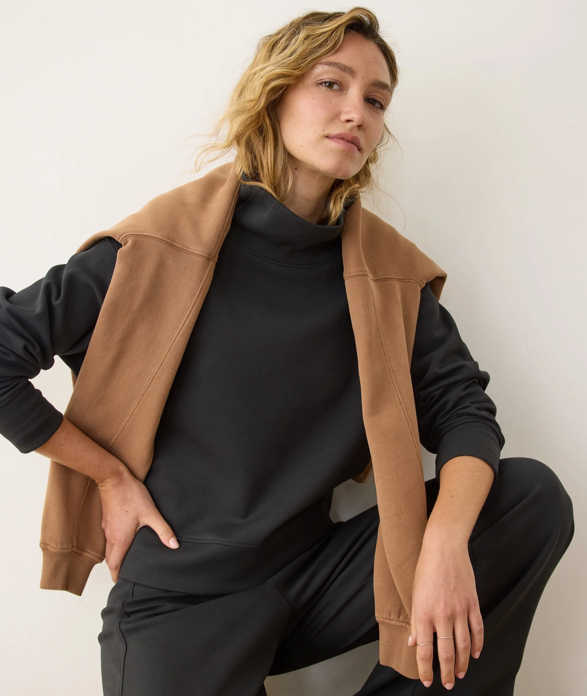 Nova Mock Neck Sweatshirt - Image 2