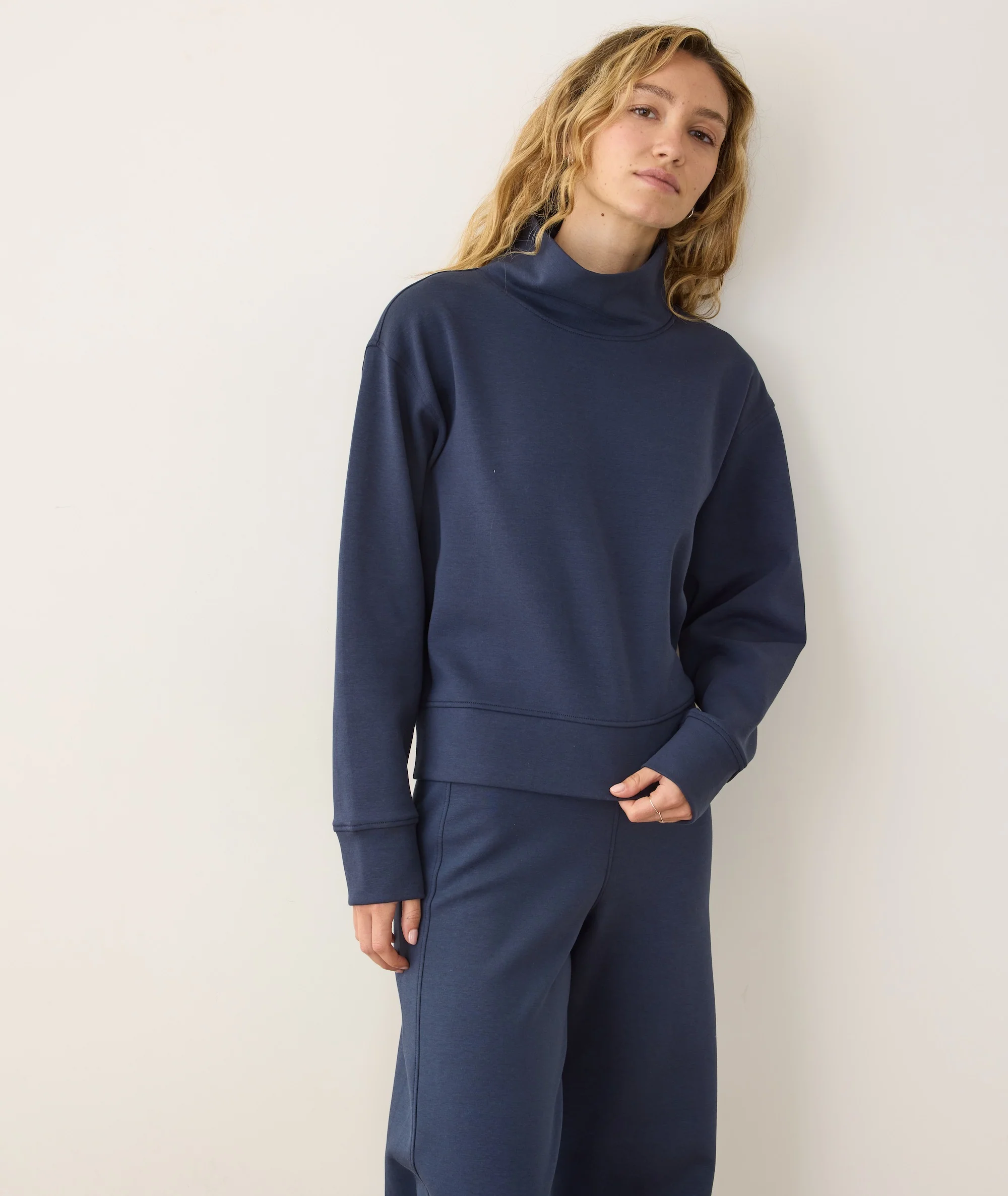 Nova Mock Neck Sweatshirt - Image 3